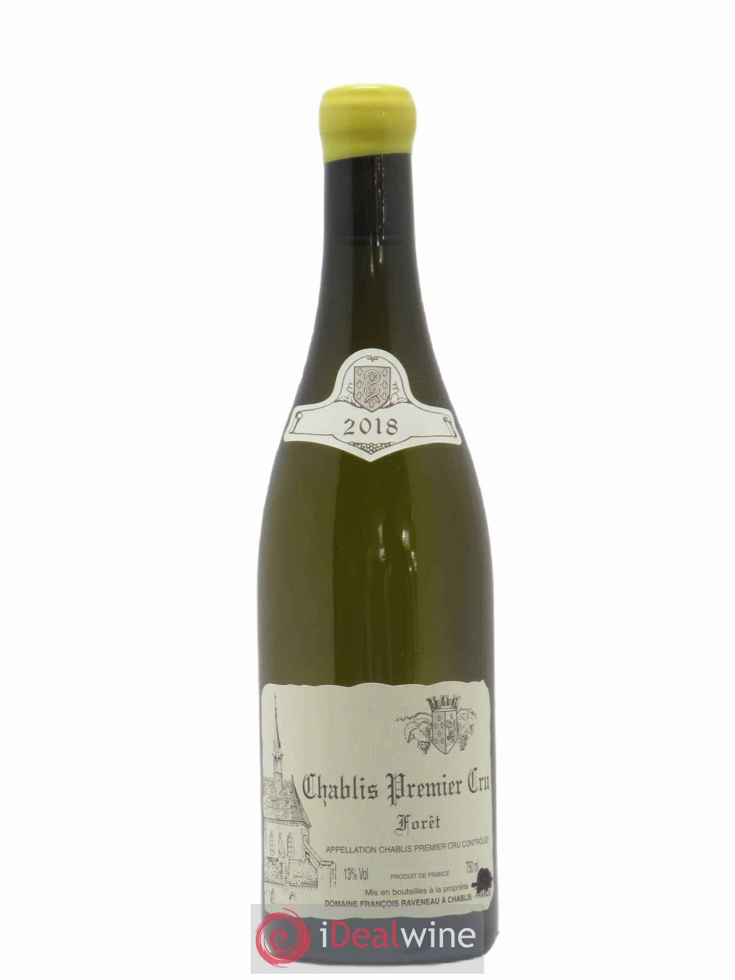 Chablis 1er Cru Forêt Raveneau (Domaine) (sans prix de réserve) 2018 - Lot de 1 bouteille - 0