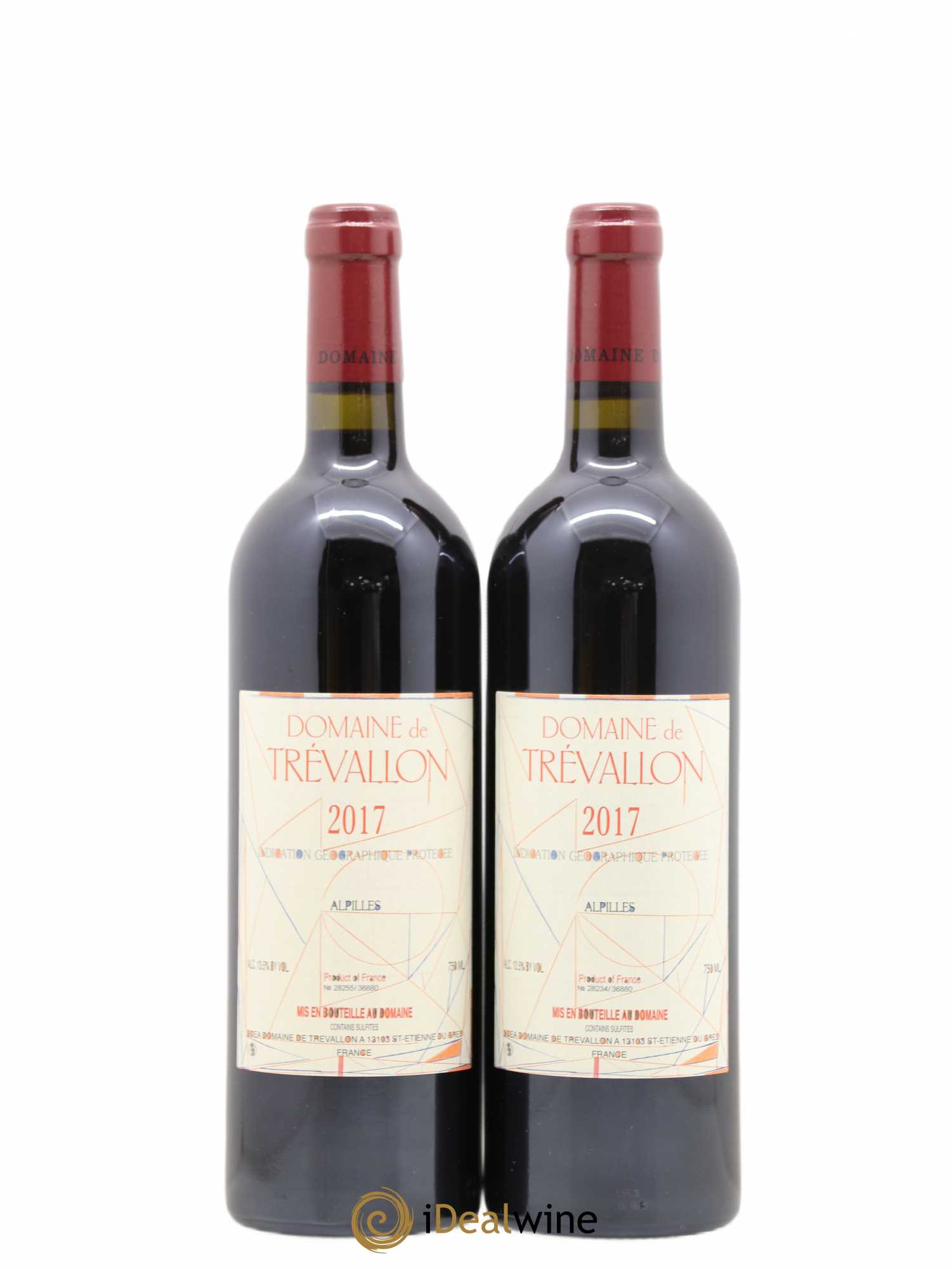 Alpilles Trévallon (Domaine de) Eloi Dürrbach (sans prix de réserve) 2017 - Lot de 2 bouteilles - 0