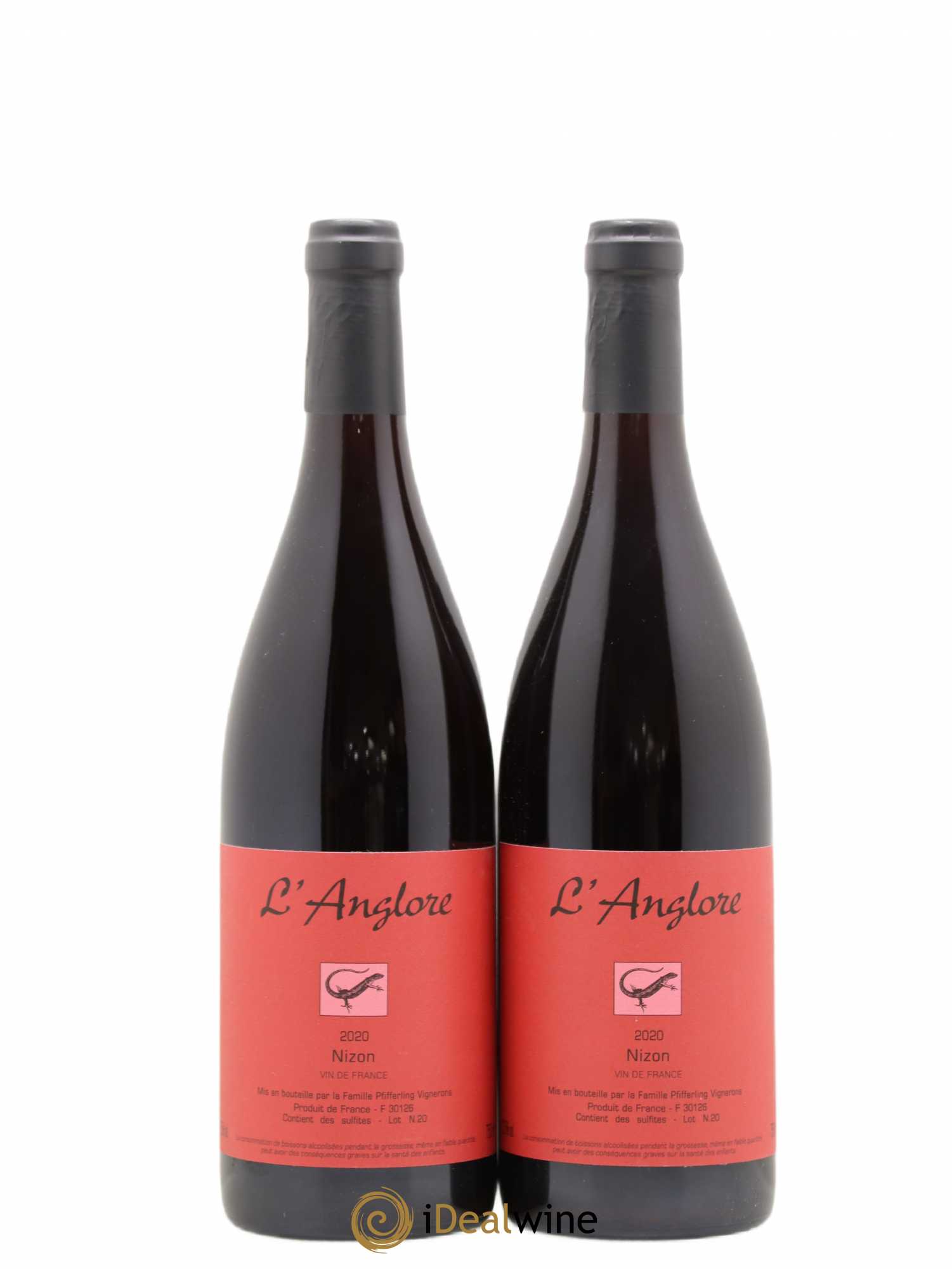 Vin de France Nizon L'Anglore (sans prix de réserve) 2020 - Lot de 2 bouteilles - 0