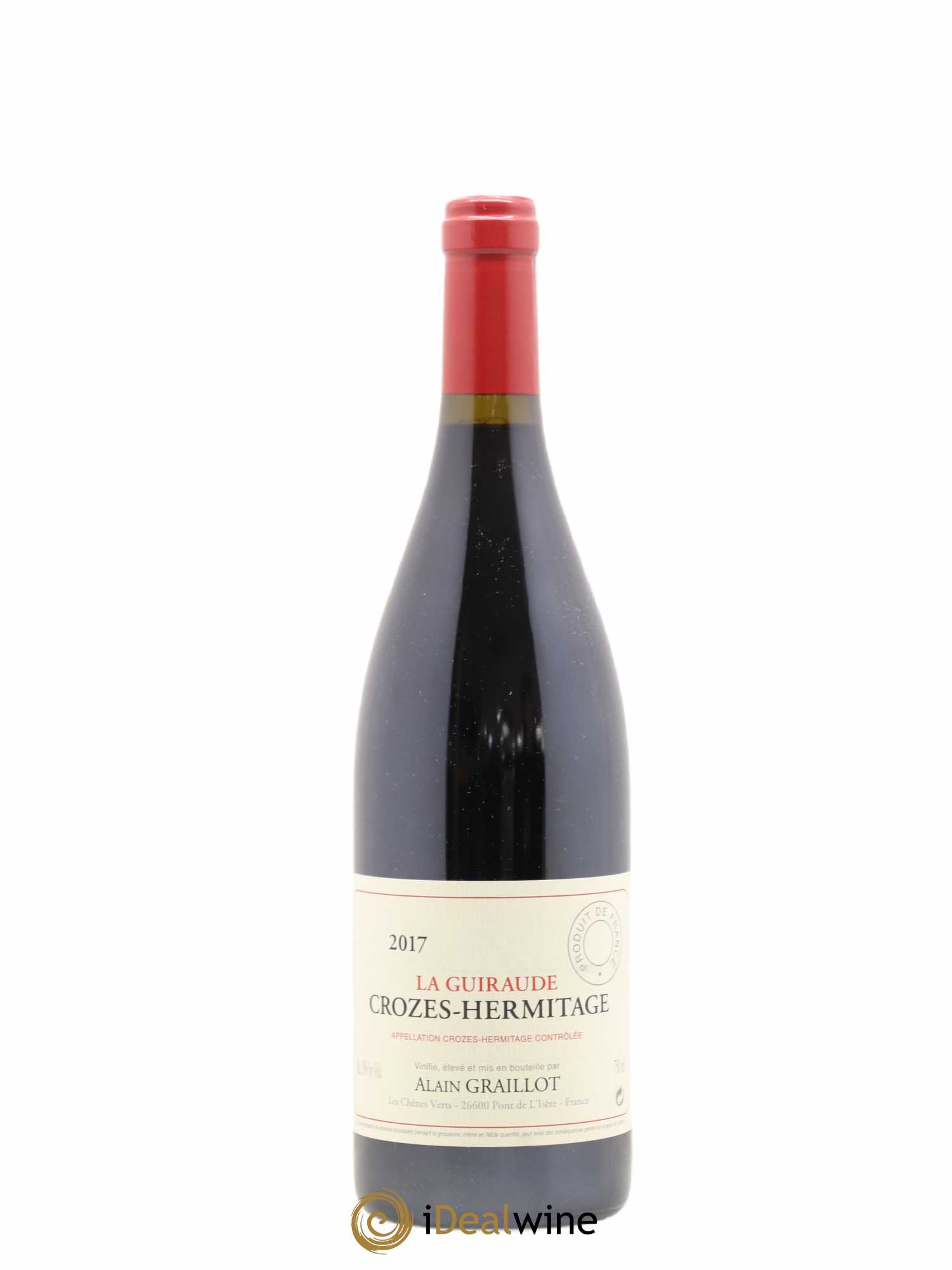 Crozes-Hermitage La Guiraude Domaine Graillot (sans prix de réserve) 2017 - Lot de 1 bouteille - 0