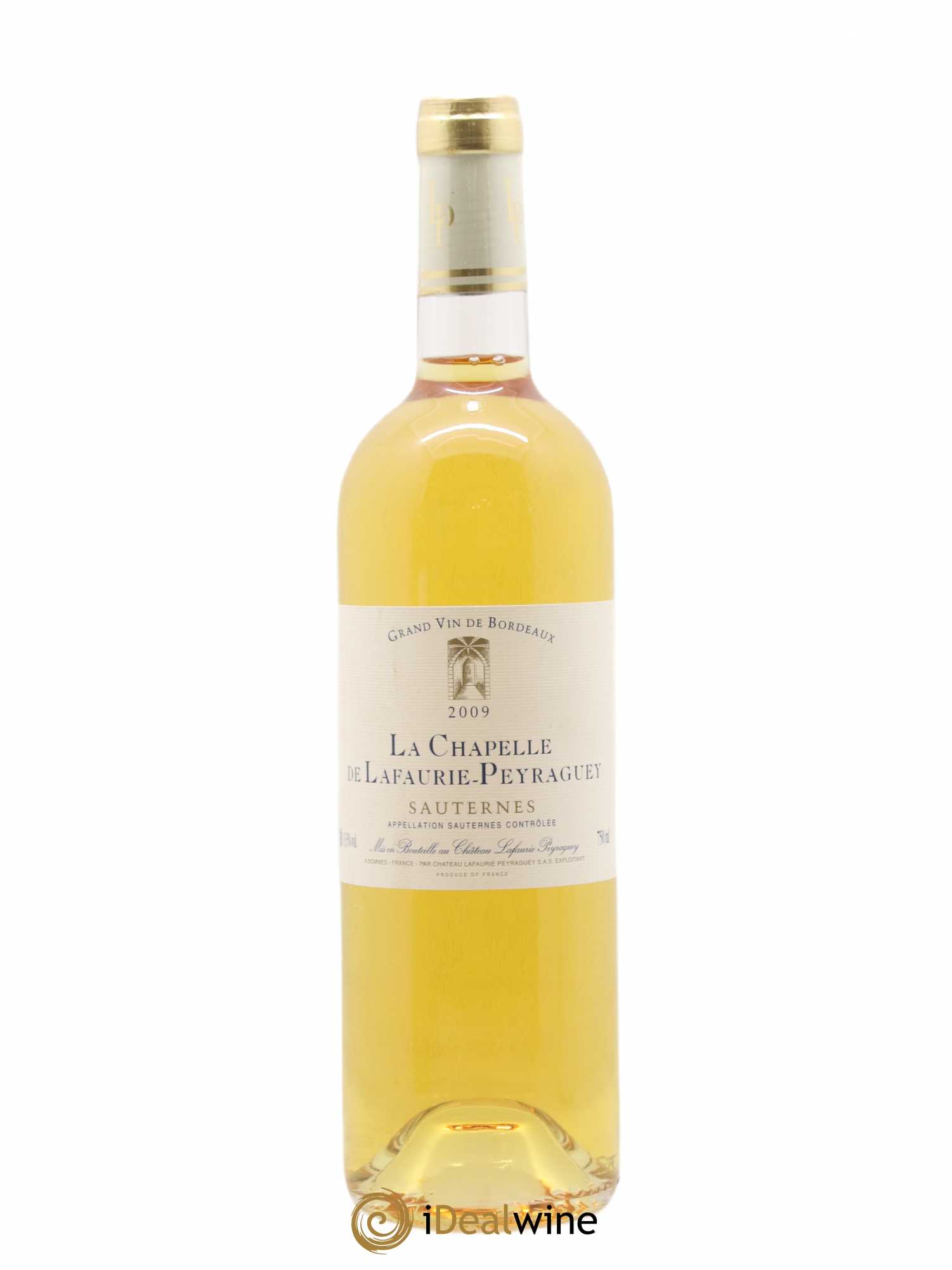 Sauternes La Chapelle de Lafaurie Peyraguey (sans prix de réserve) 2009 - Posten von 1 Flasche - 0