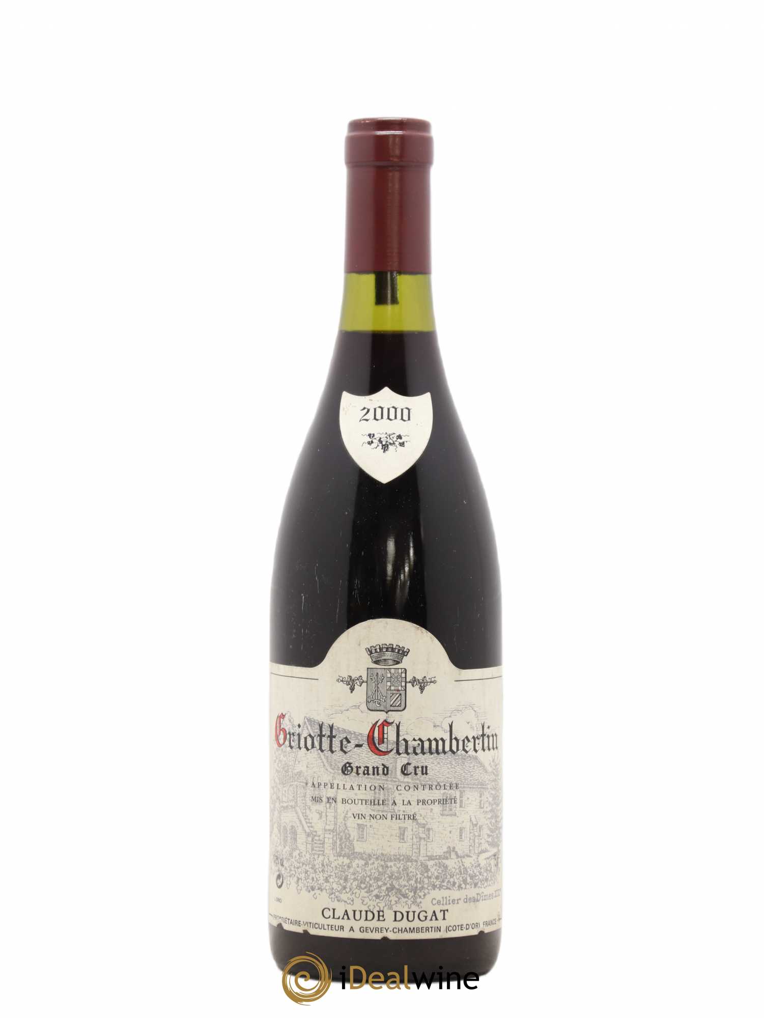 Griotte-Chambertin Grand Cru Claude Dugat 2000 - Lot de 1 bouteille - 0