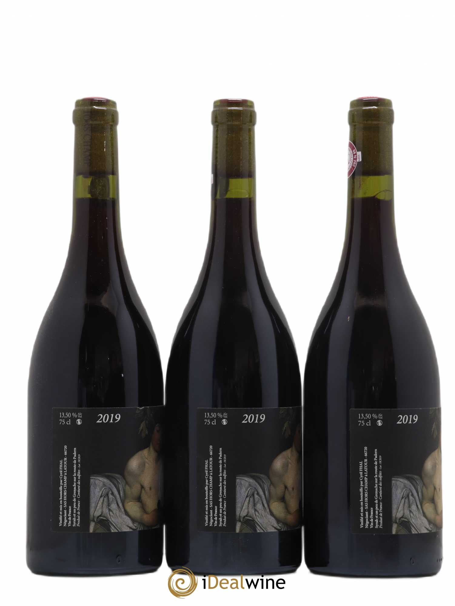 Vin de France Une Vie La Nuit Cyril Fhal (sans prix de réserve) 2019 - Posten von 3 Flaschen - 1