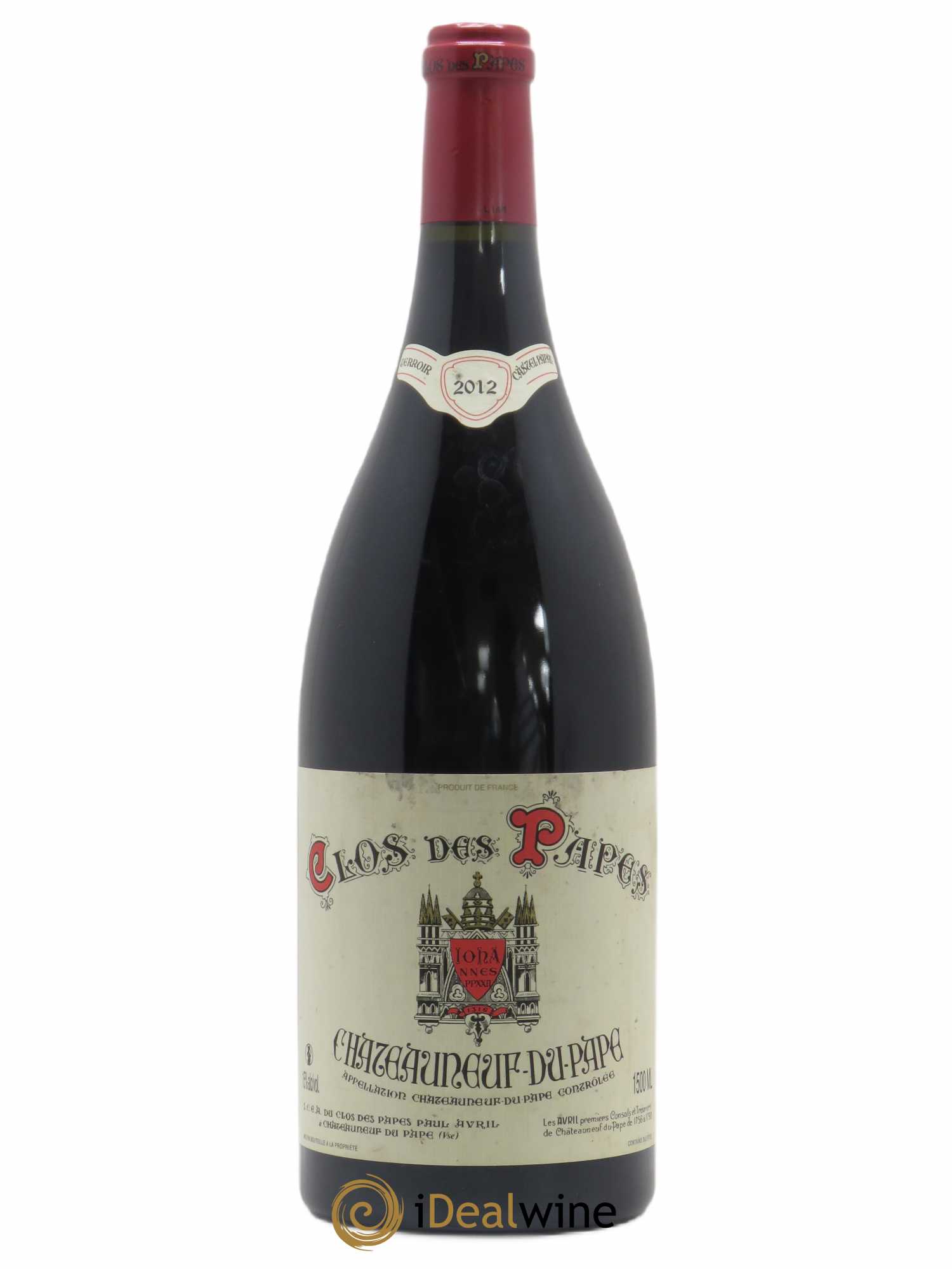 Châteauneuf-du-Pape Clos des Papes - Paul Avril (senza prezzo di riserva) 2012 - Lotto di 1 magnum - 0