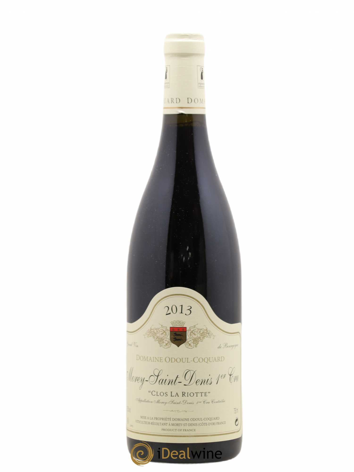 Morey-Saint-Denis 1er Cru Clos La Riotte Oudoul Cocquard (sans prix de réserve) 2013 - Posten von 1 Flasche - 0