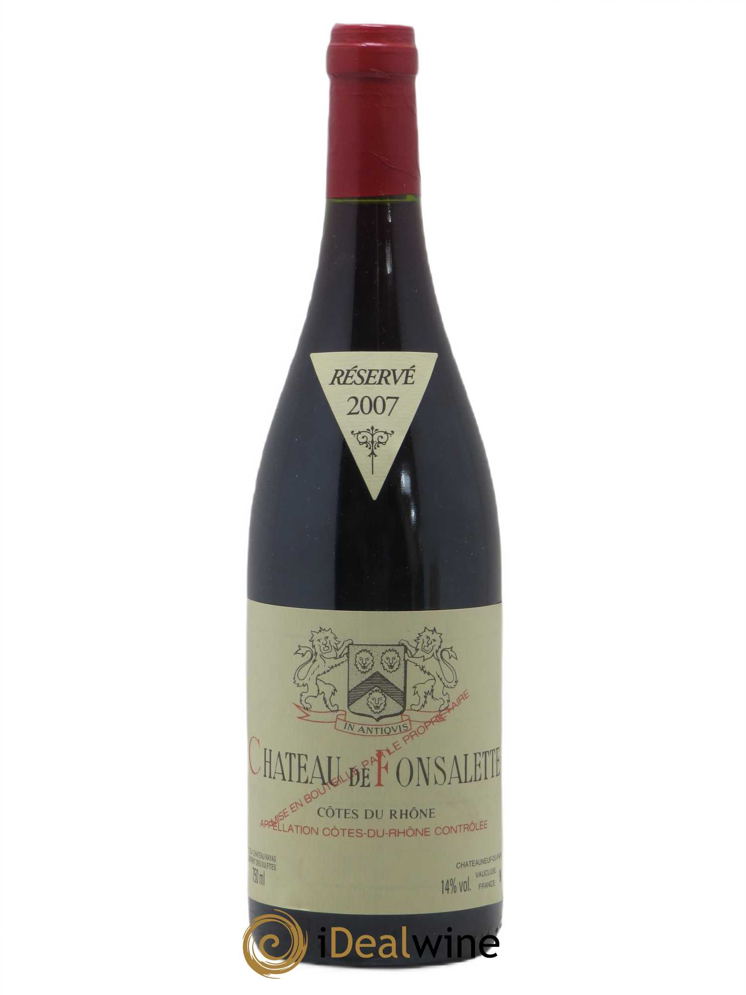 Côtes-du-Rhône Château de Fonsalette Emmanuel Reynaud (sans prix de réserve) 2007 - Lot de 1 bouteille - 0