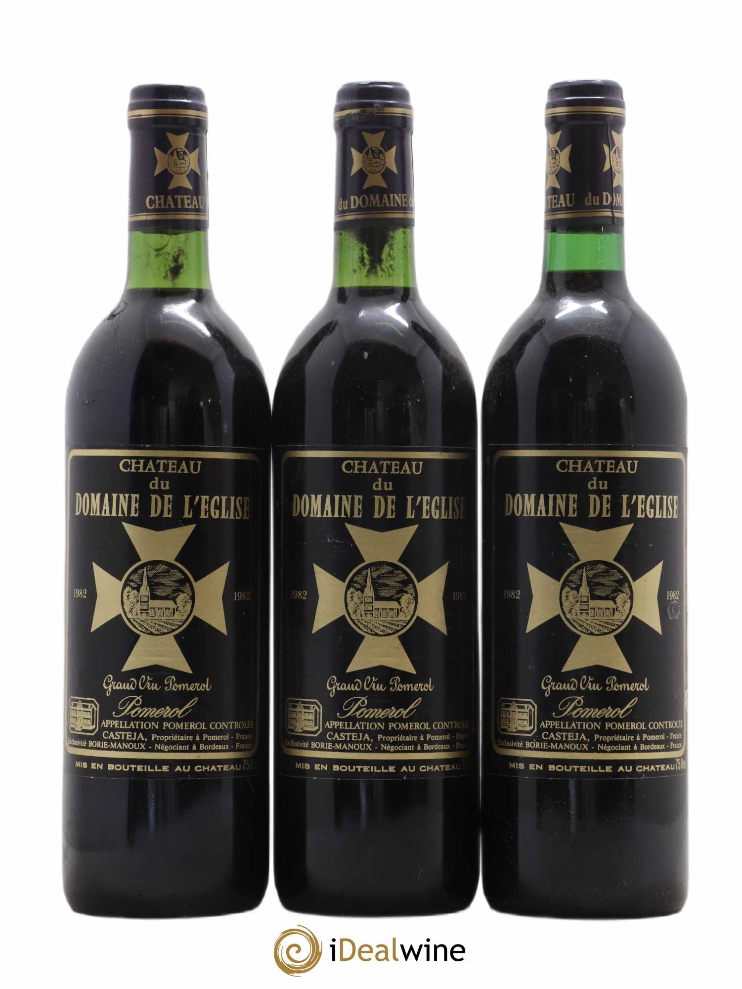 Château du Domaine de l'Église (senza prezzo di riserva) 1982 - Lotto di 3 bottiglie - 0