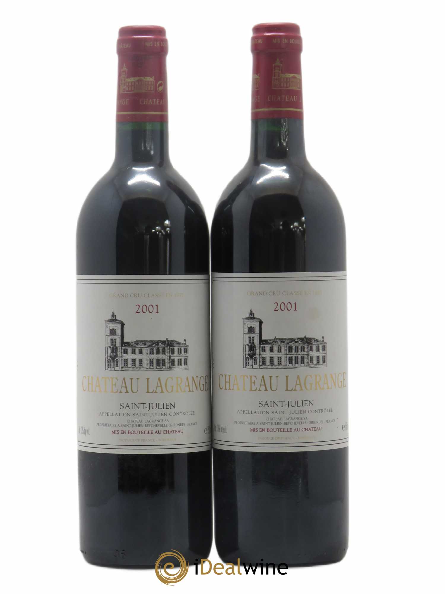 Château Lagrange 3ème Grand Cru Classé (sans prix de réserve) 2001 - Lot de 2 bouteilles - 0