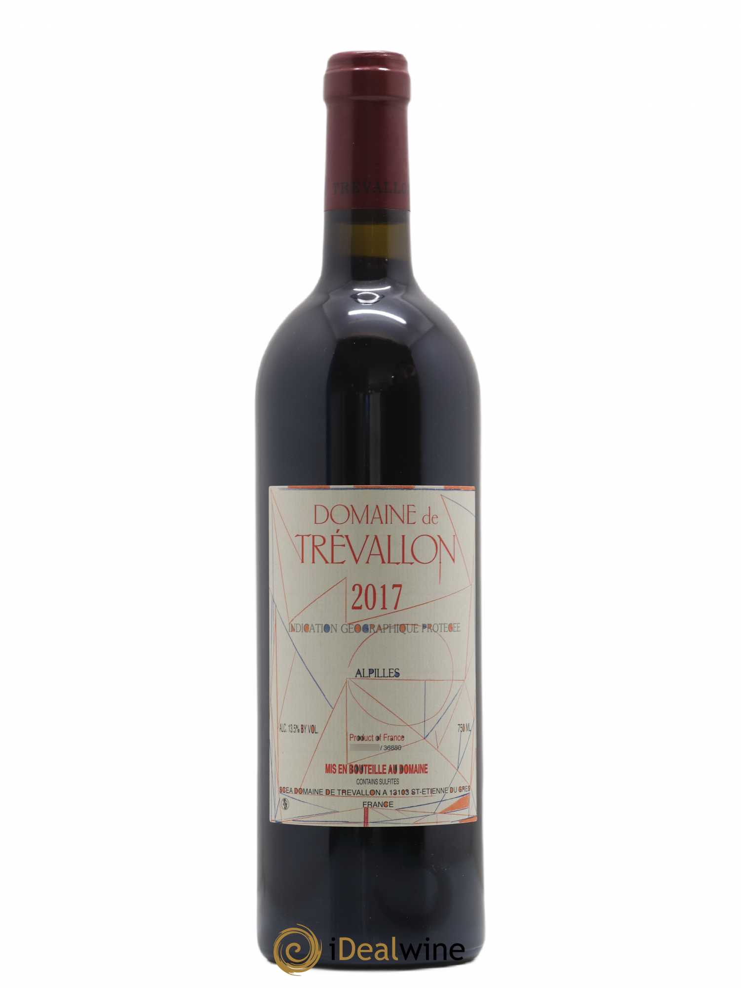 Alpilles Trévallon (Domaine de) Eloi Dürrbach (sans prix de réserve) 2017 - Lot de 1 bouteille - 0