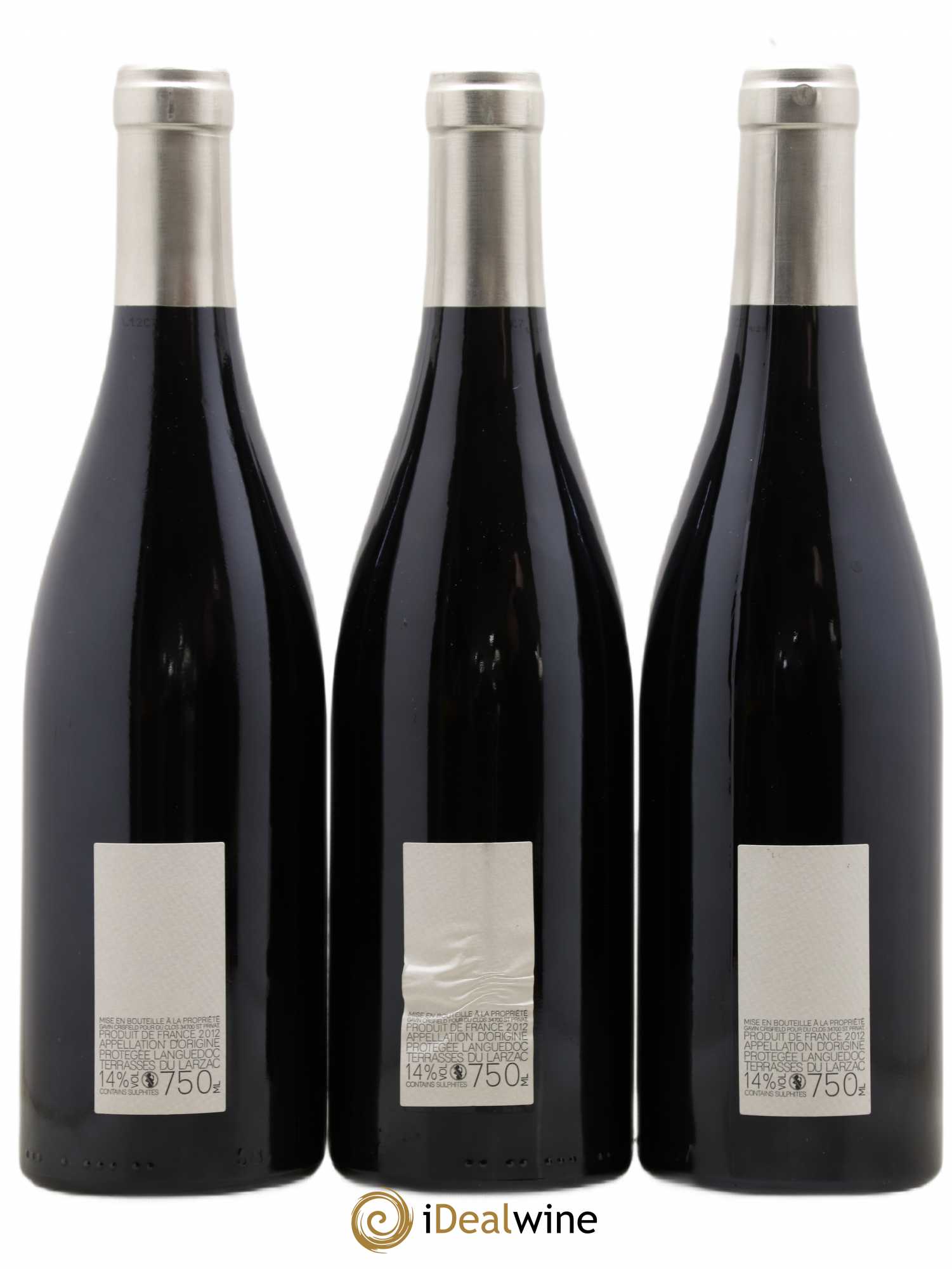 Terrasses du Larzac Gavin Crisfield La Traversée (sans prix de réserve) 2012 - Lot de 3 bouteilles - 1