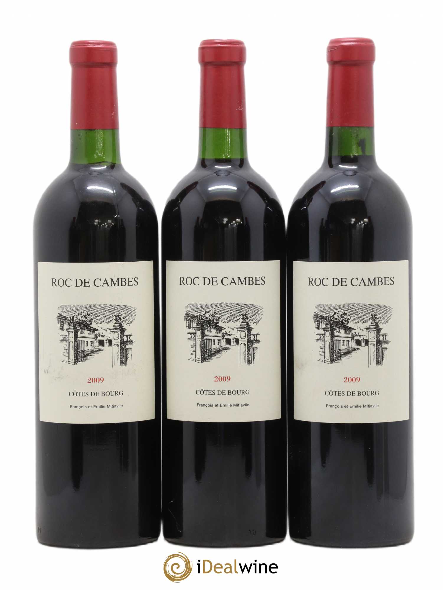 Roc de Cambes (sans prix de réserve) 2009 - Lot de 6 bouteilles - 1