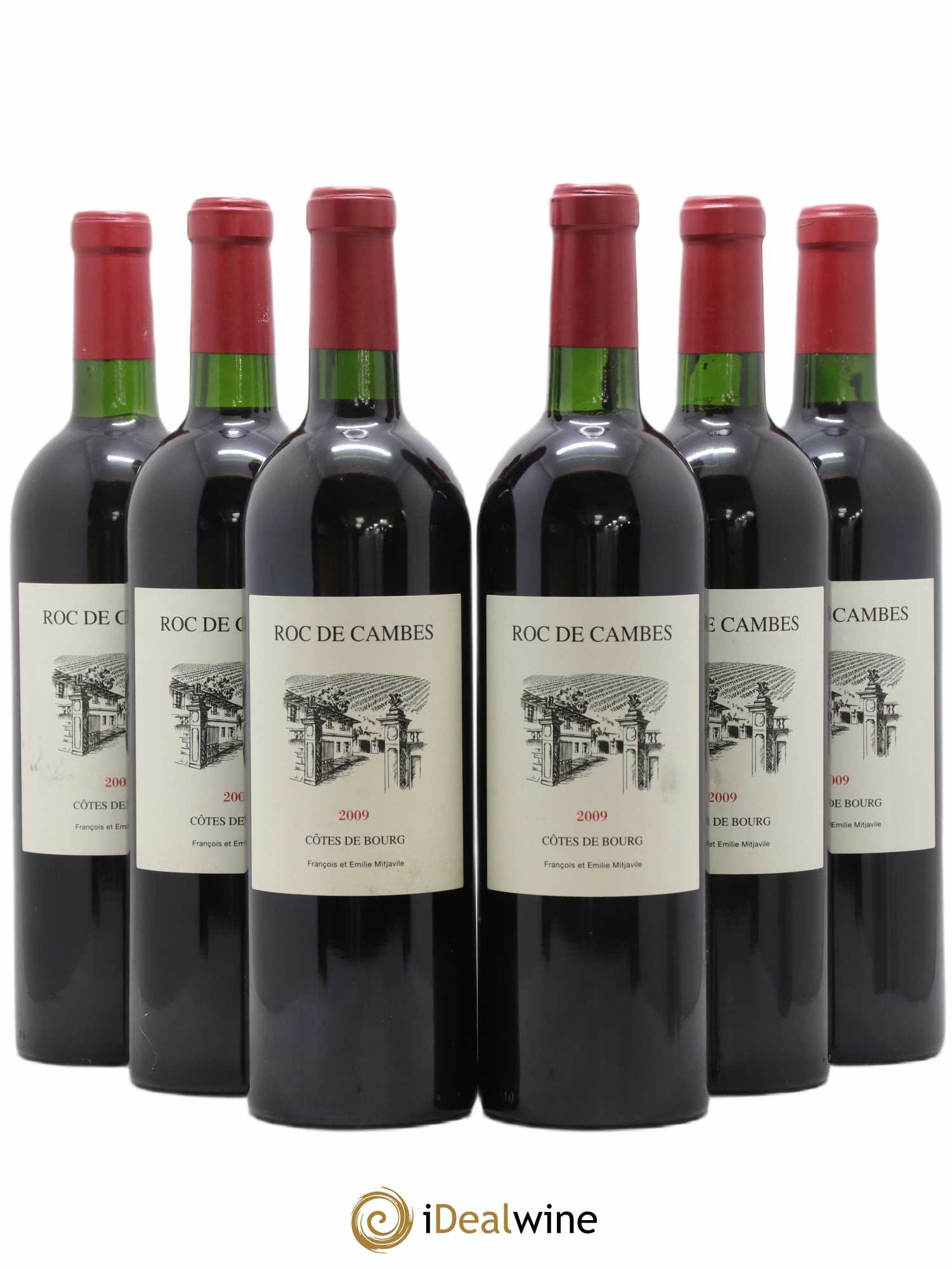 Roc de Cambes (sans prix de réserve) 2009 - Lot de 6 bouteilles - 0