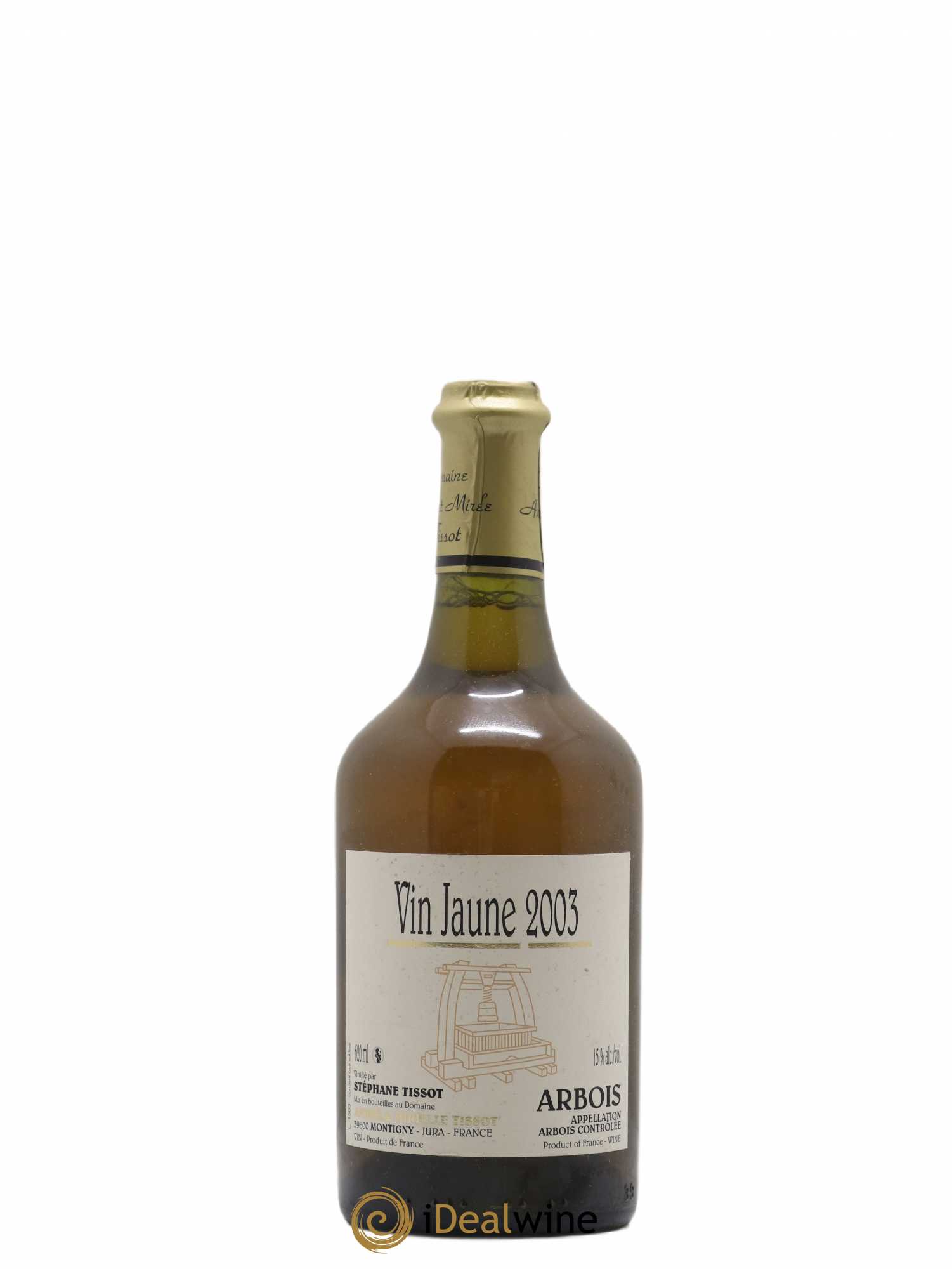 Arbois Vin Jaune Tissot (sans prix de réserve) 2003 - Posten von 1 Flasche - 0