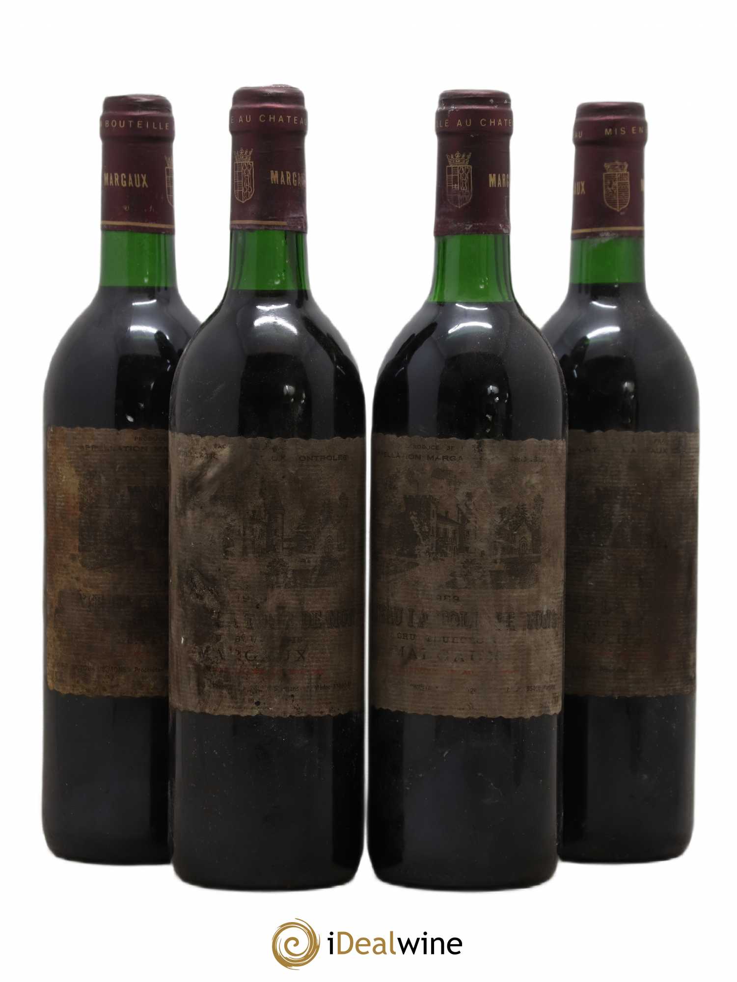 Château la Tour de Mons Cru Bourgeois (sans prix de réserve) 1989 - Lot de 4 bouteilles - 0