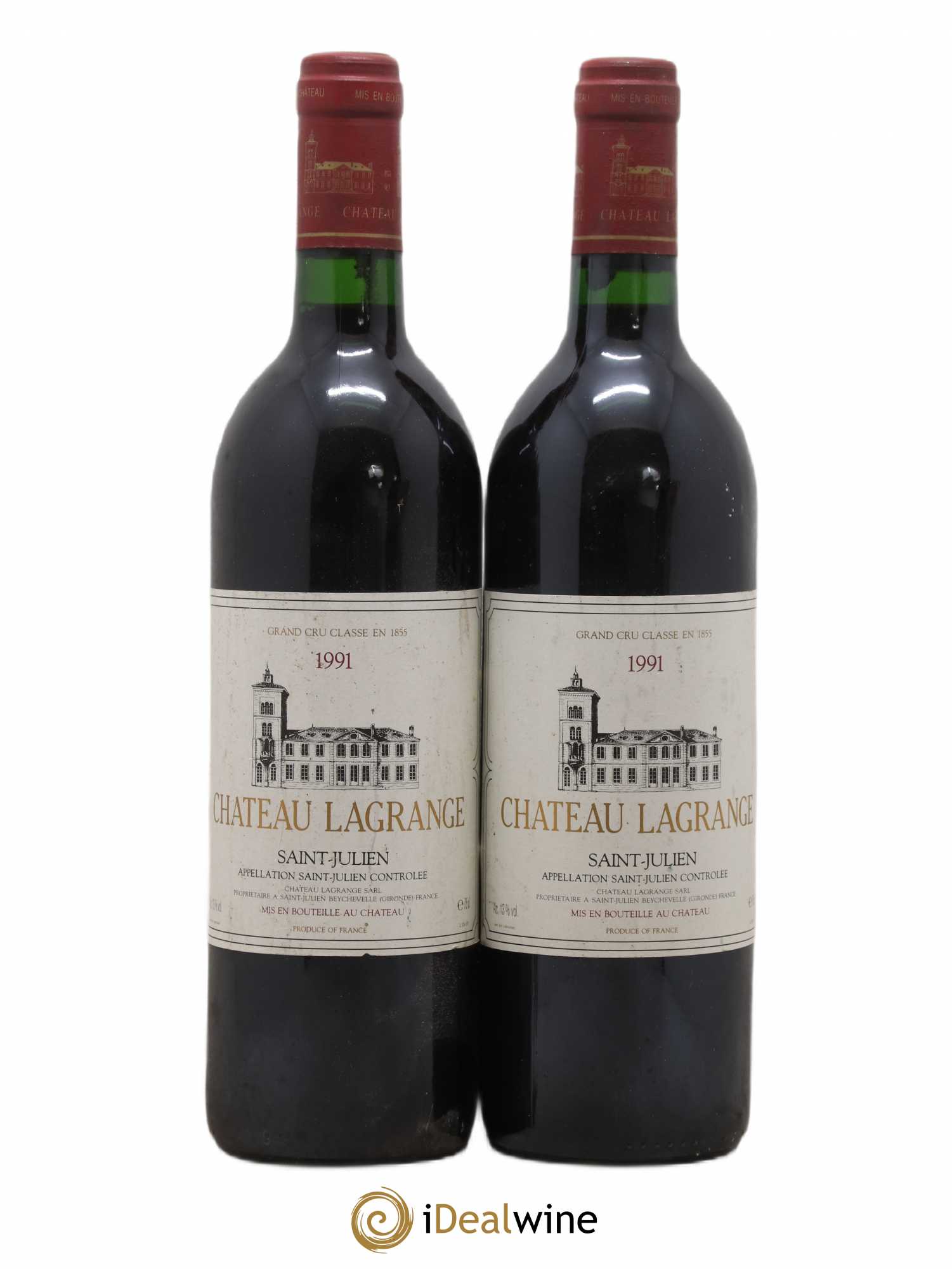 Château Lagrange 3ème Grand Cru Classé (sans prix de réserve) 1991 - Lot de 2 bouteilles - 0