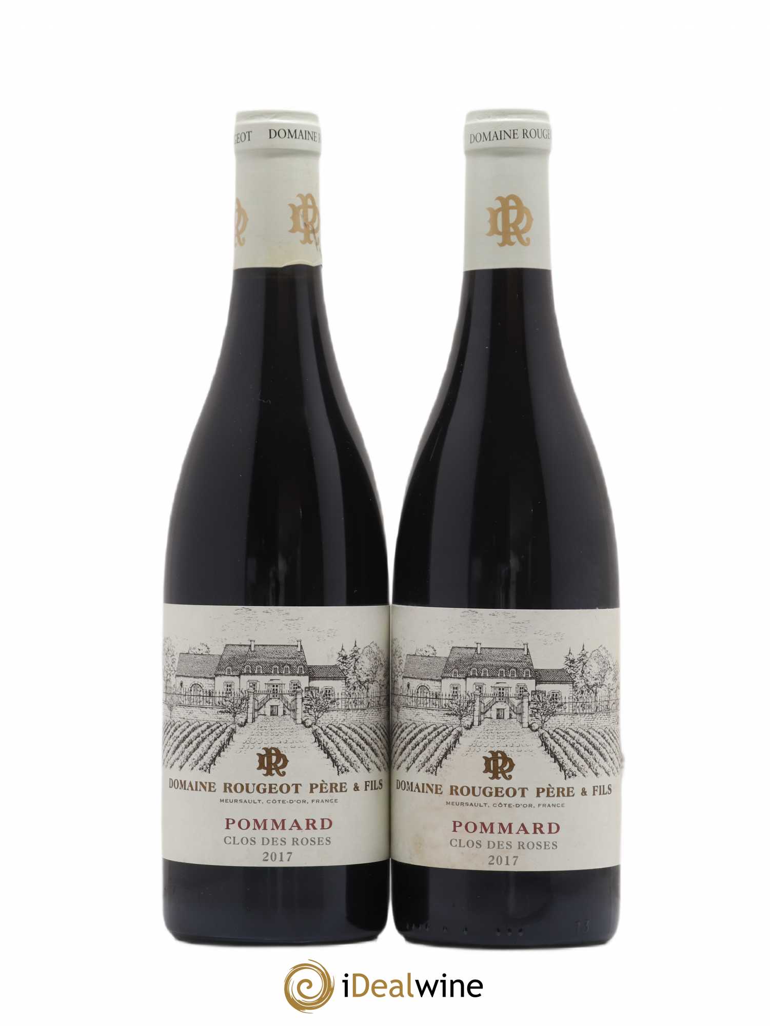 Pommard Clos des Roses Rougeot Père et Fils (sans prix de réserve) 2017 - Lot de 2 bouteilles - 0