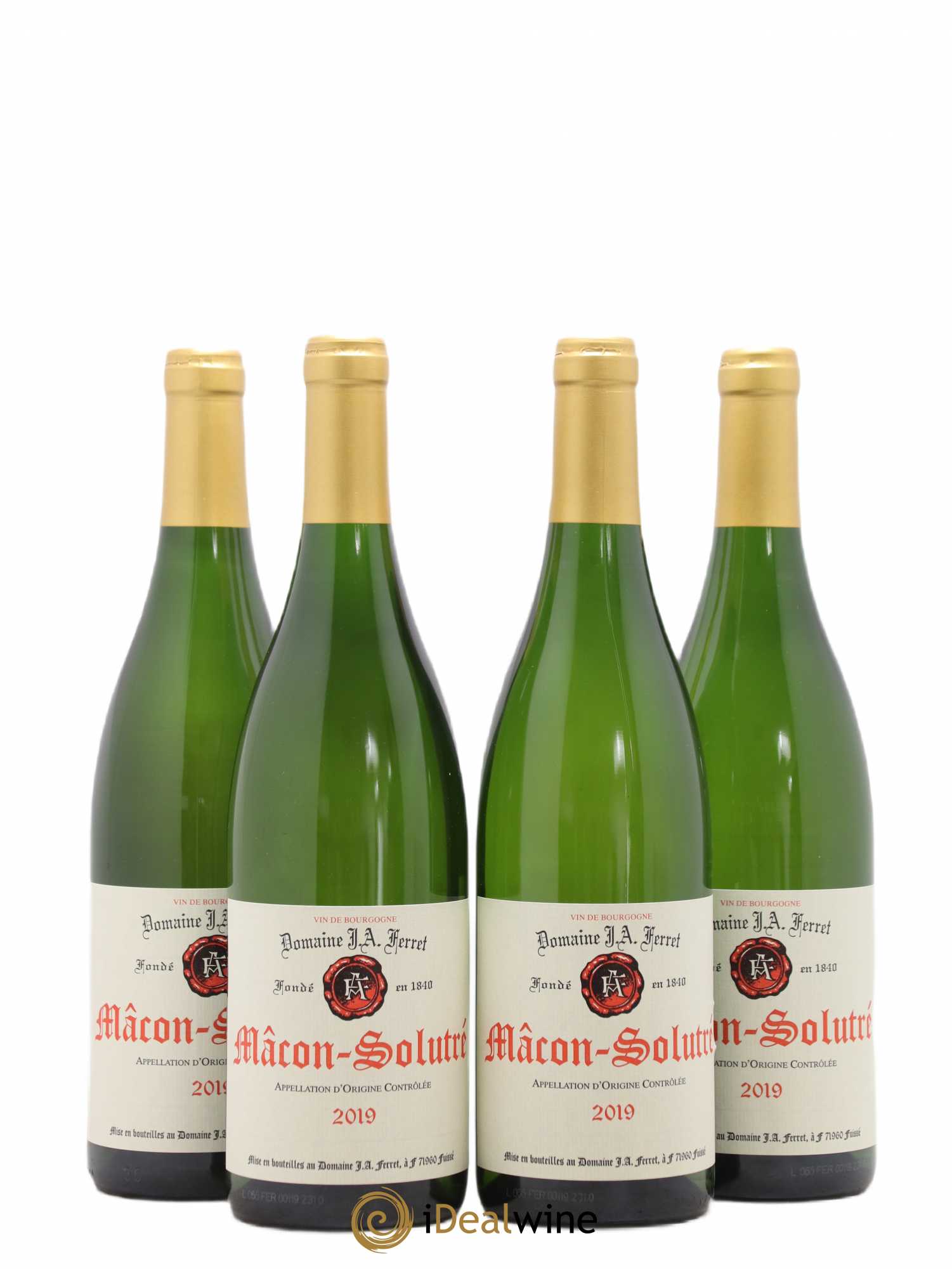 Mâcon-Solutré J.A. Ferret (Domaine) 2019 - Lot de 4 bouteilles - 0