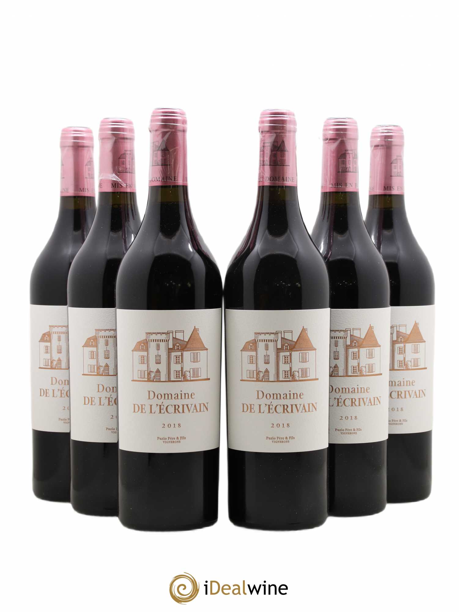 Sud-Ouest Vin de Pays du Périgord Domaine de l'Ecrivain (sans prix de réserve) 2018 - Posten von 6 Flaschen - 0