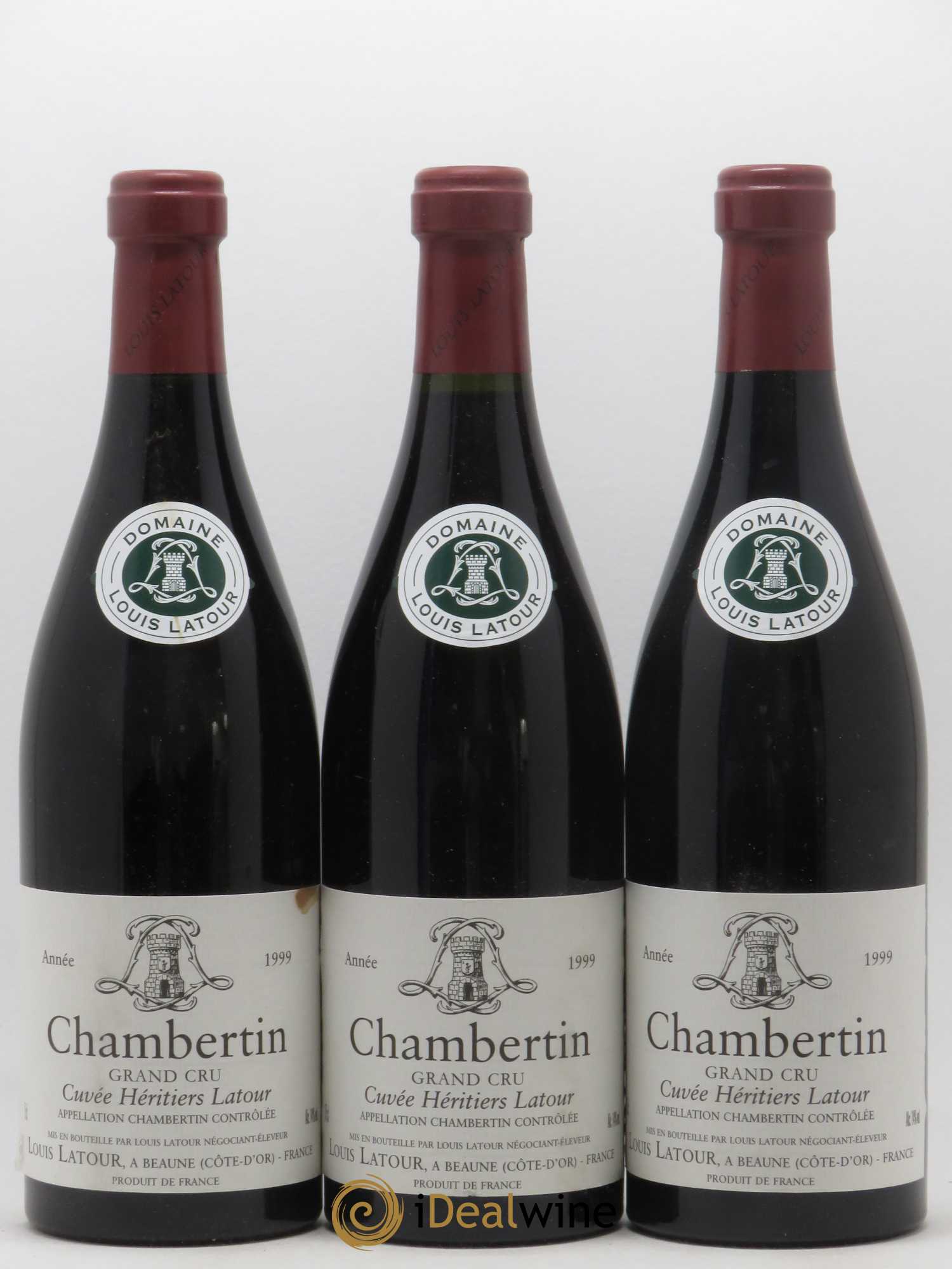 Chambertin Grand Cru Cuvée Héritiers Latour Louis Latour 1999 - Lot de 12 bouteilles - 3