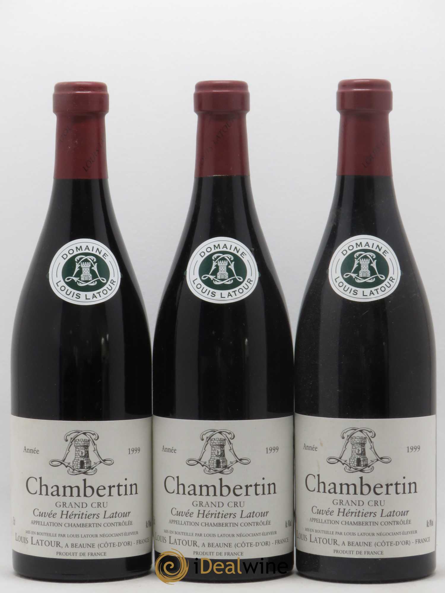 Chambertin Grand Cru Cuvée Héritiers Latour Louis Latour 1999 - Lot de 12 bouteilles - 4