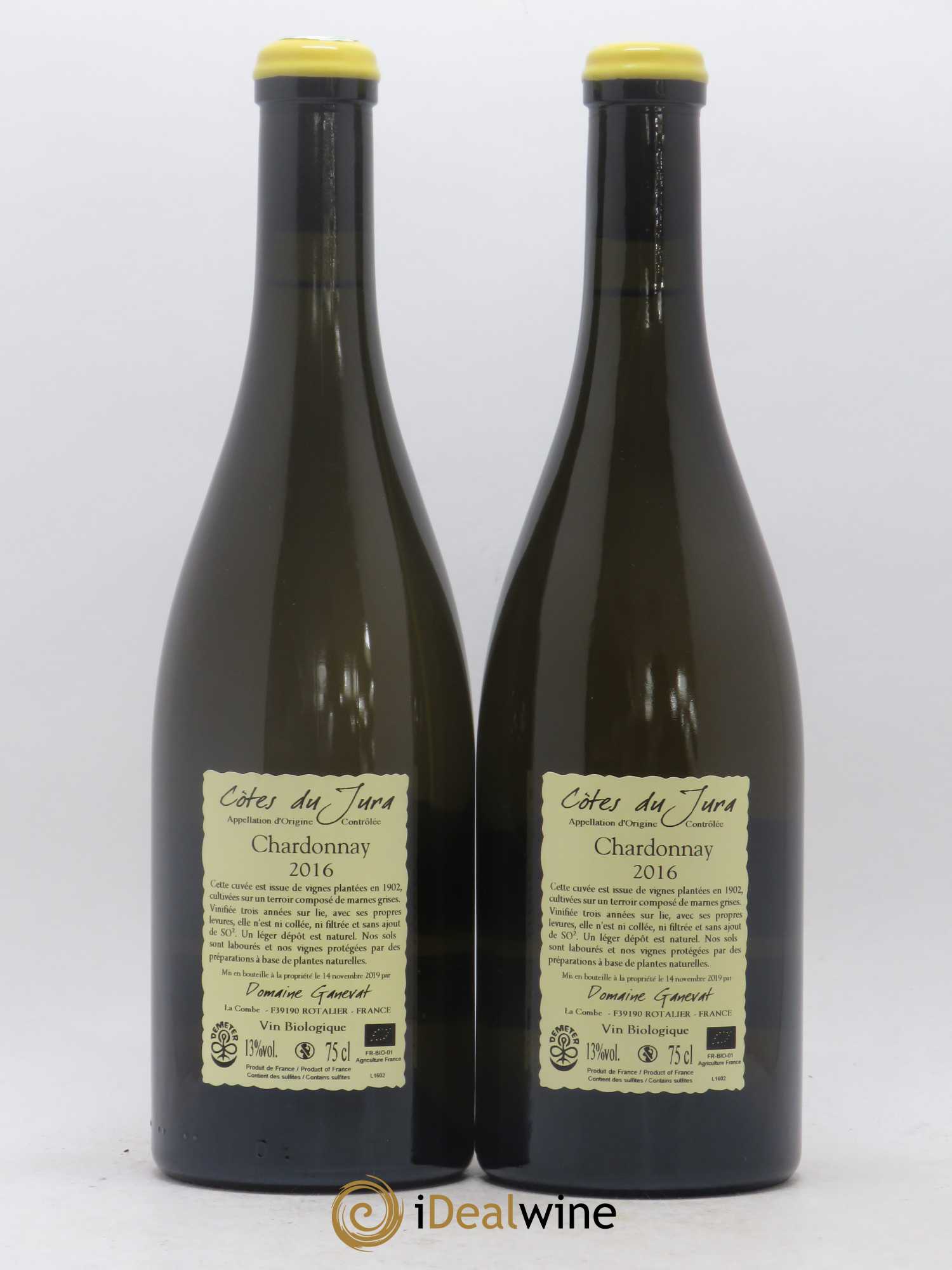 Côtes du Jura Les Chalasses Vieilles Vignes Jean-François Ganevat (Domaine) (sans prix de réserve) 2016 - Lot de 2 bouteilles - 1