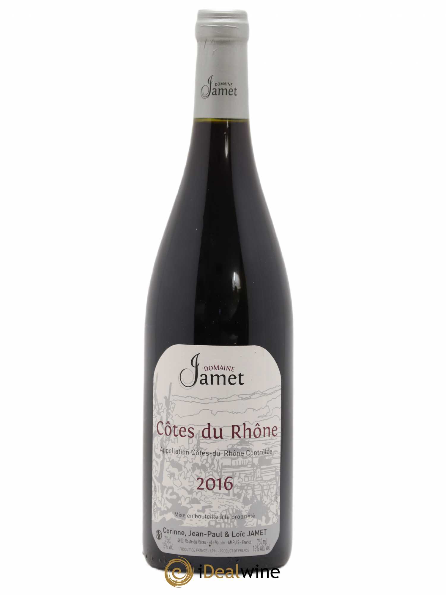 Côtes-du-Rhône Jamet (Domaine) (sans prix de réserve) 2016 - Lot de 1 bouteille - 0