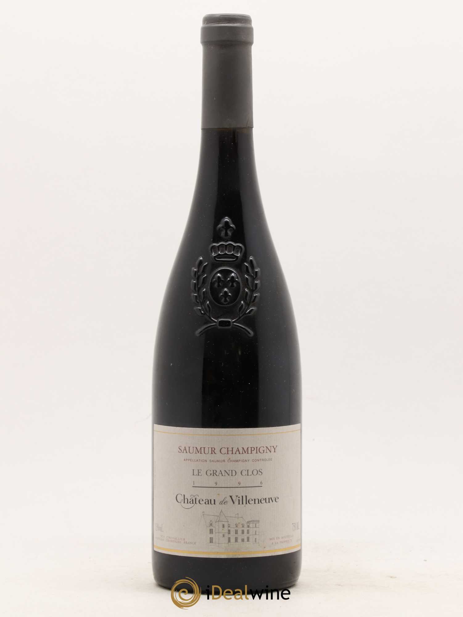 Saumur-Champigny Le Grand Clos Château de Villeneuve 1996 - Lot de 1 bouteille - 0