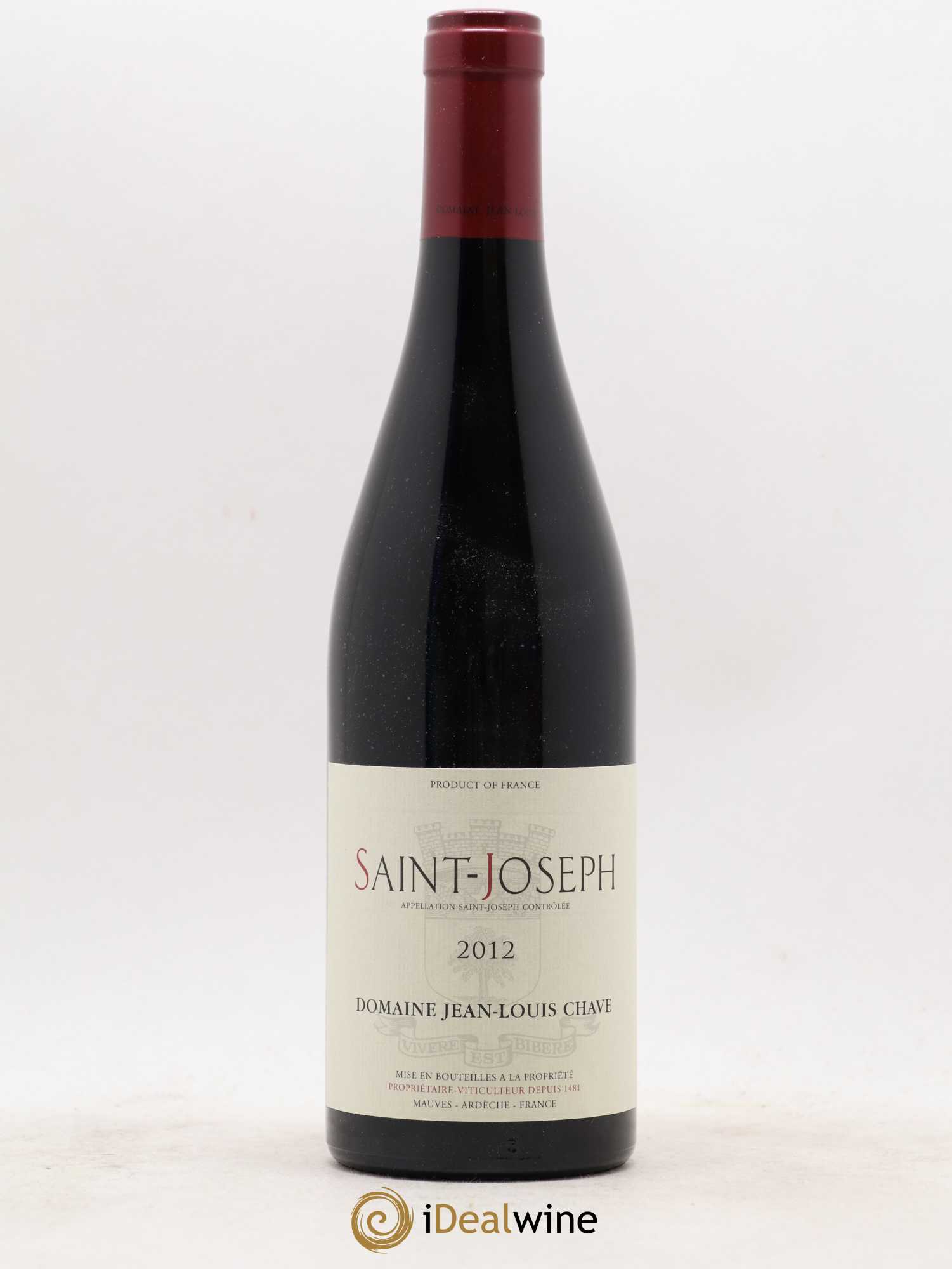 Saint-Joseph Jean-Louis Chave (sans prix de réserve) 2012 - Lot de 1 bouteille - 0