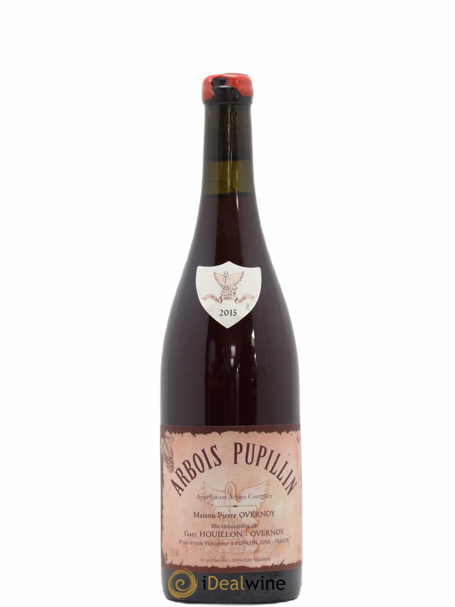 Arbois-Pupillin Poulsard (cire rouge) Overnoy-Houillon (Domaine) (sans prix de réserve) 2015 - Lot de 1 bouteille - 0