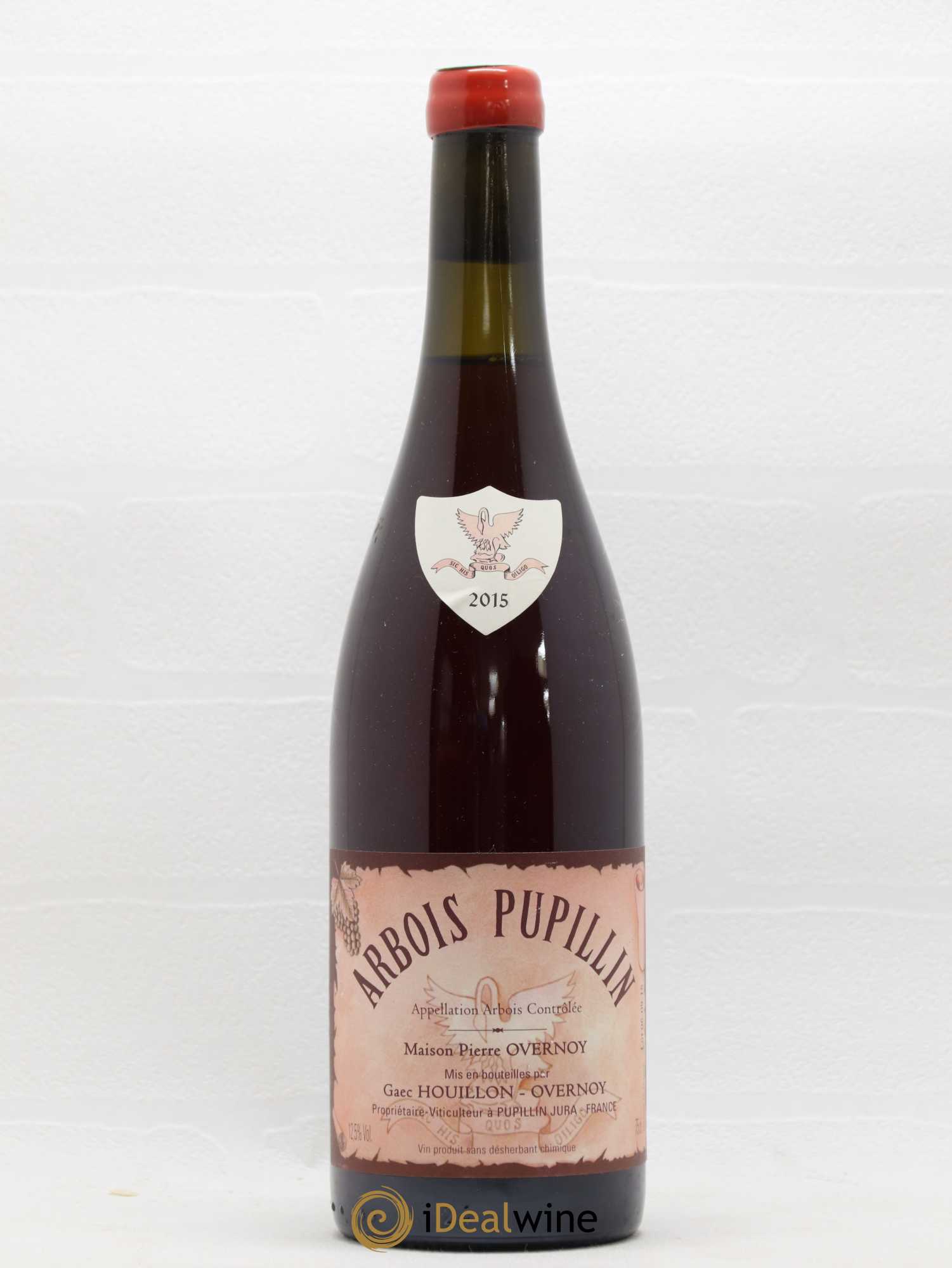 Arbois-Pupillin Poulsard (cire rouge) Overnoy-Houillon (Domaine) 2015 - Lot de 1 bouteille - 0