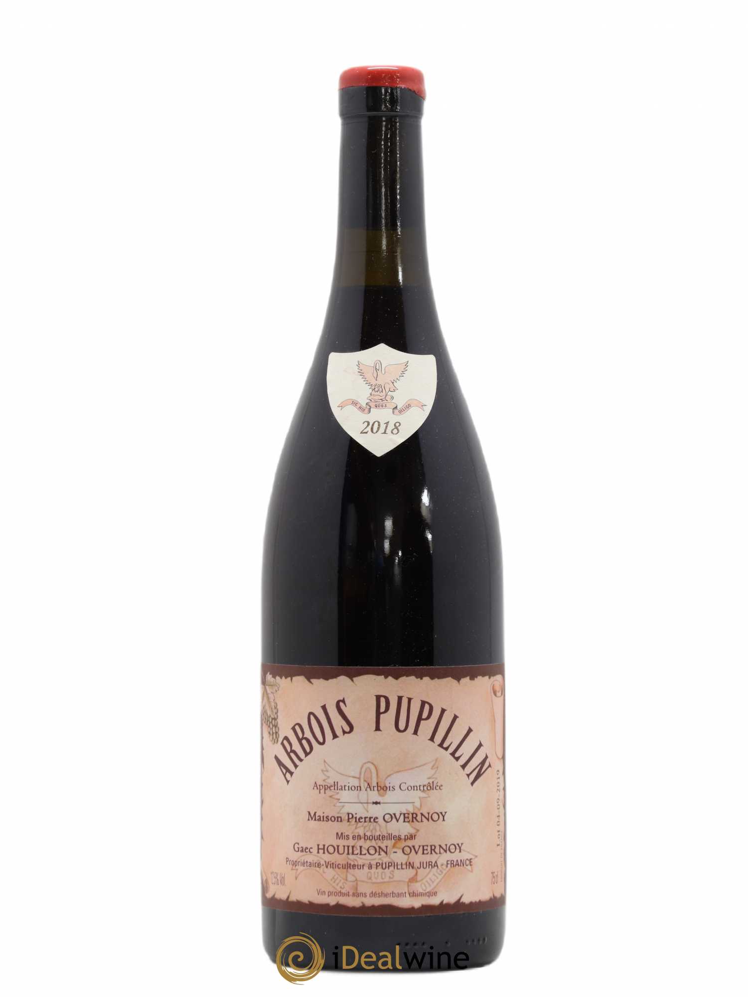 Arbois-Pupillin Poulsard (cire rouge) Overnoy-Houillon (Domaine) (sans prix de réserve) 2018 - Lot de 1 bouteille - 0