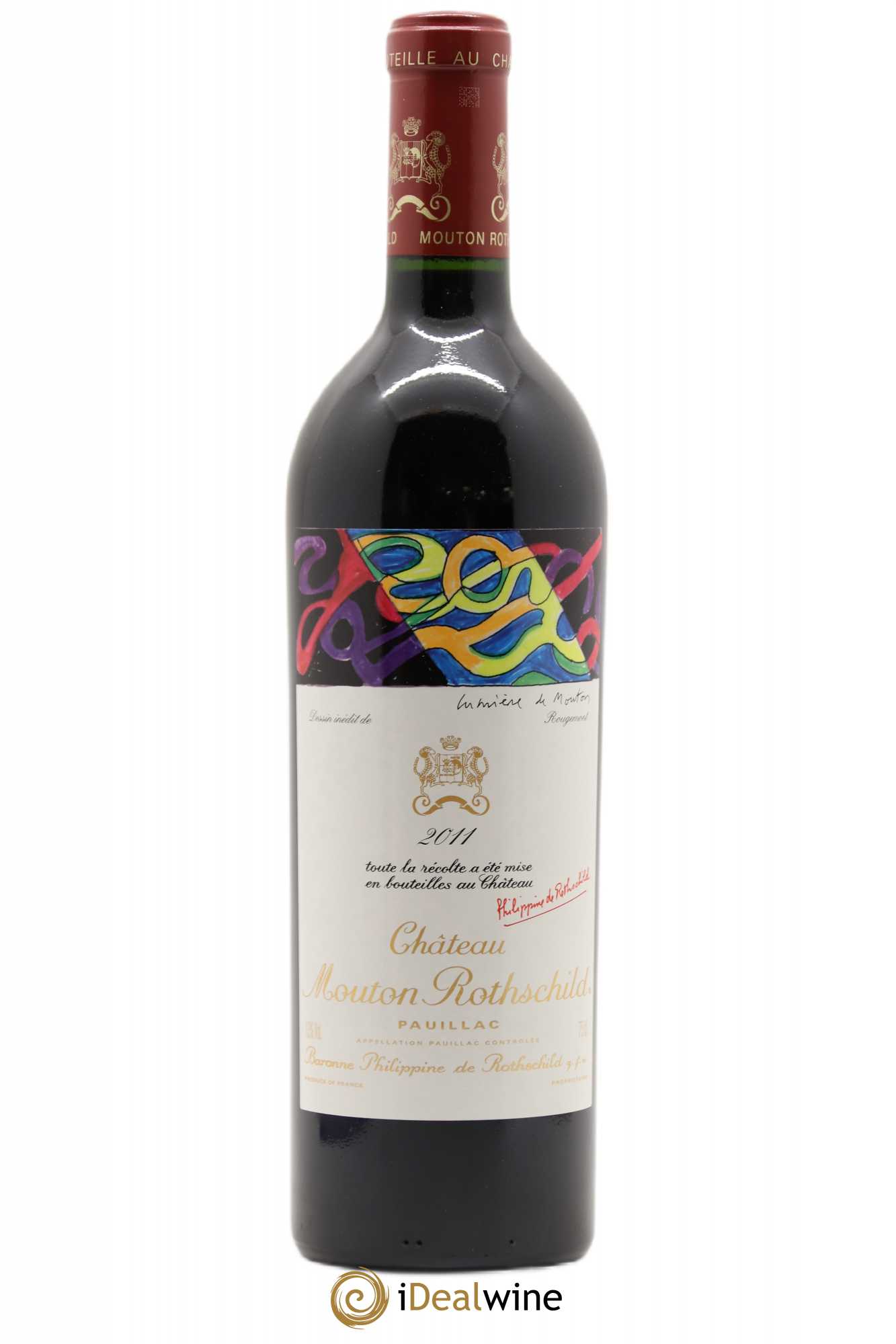 Château Mouton Rothschild 1er Grand Cru Classé 2011 - Lot de 1 bouteille - 0
