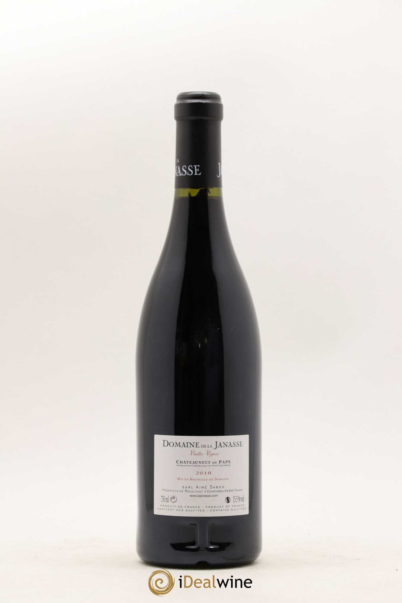 Châteauneuf-du-Pape Cuvée Vieilles Vignes La Janasse (Domaine de) (sans prix de réserve) 2010 - Lot de 1 bouteille - 1