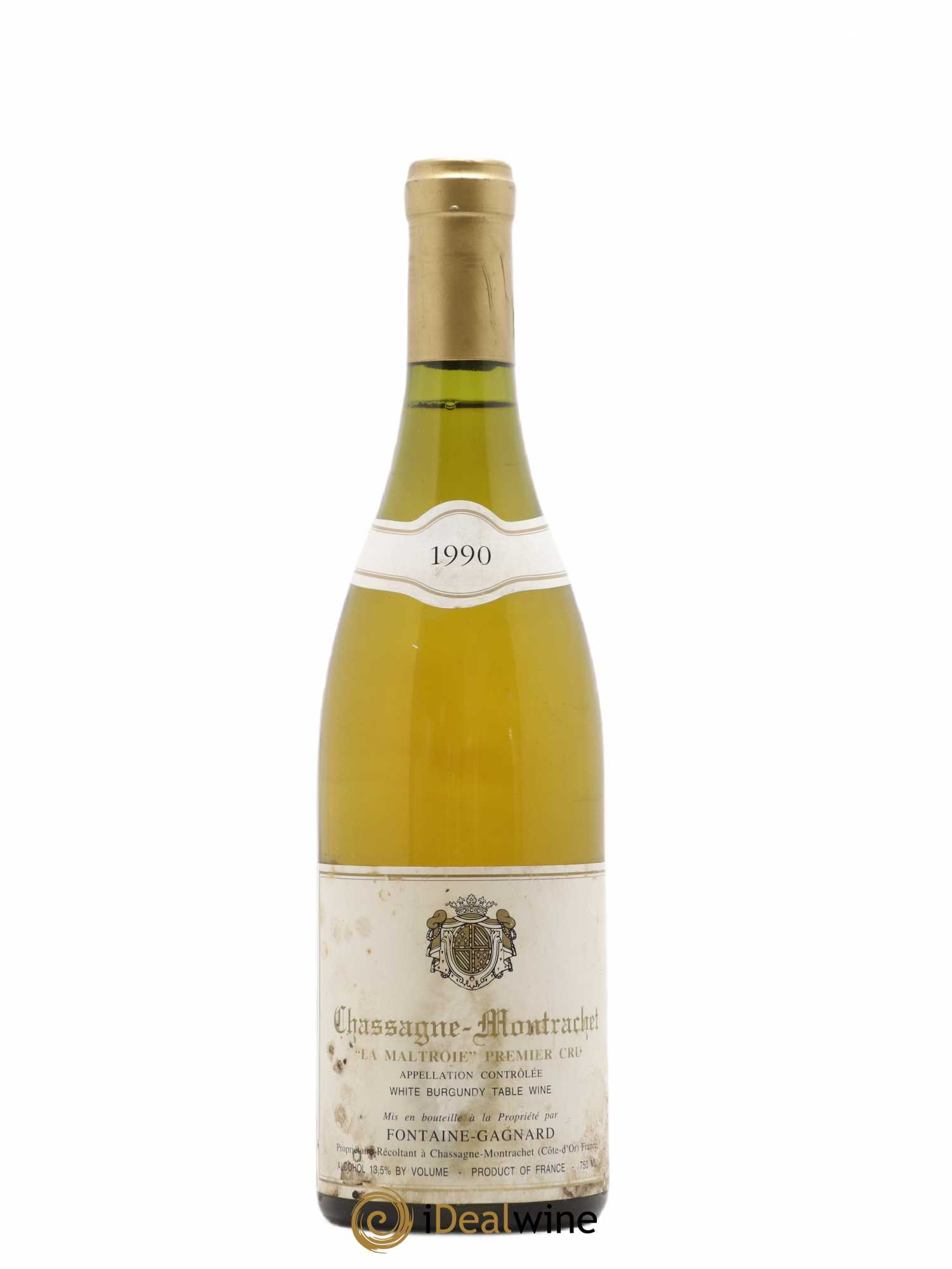 Chassagne-Montrachet 1er Cru La Maltroie Domaine Fontaine Gagnard 1990 - Posten von 1 Flasche - 0