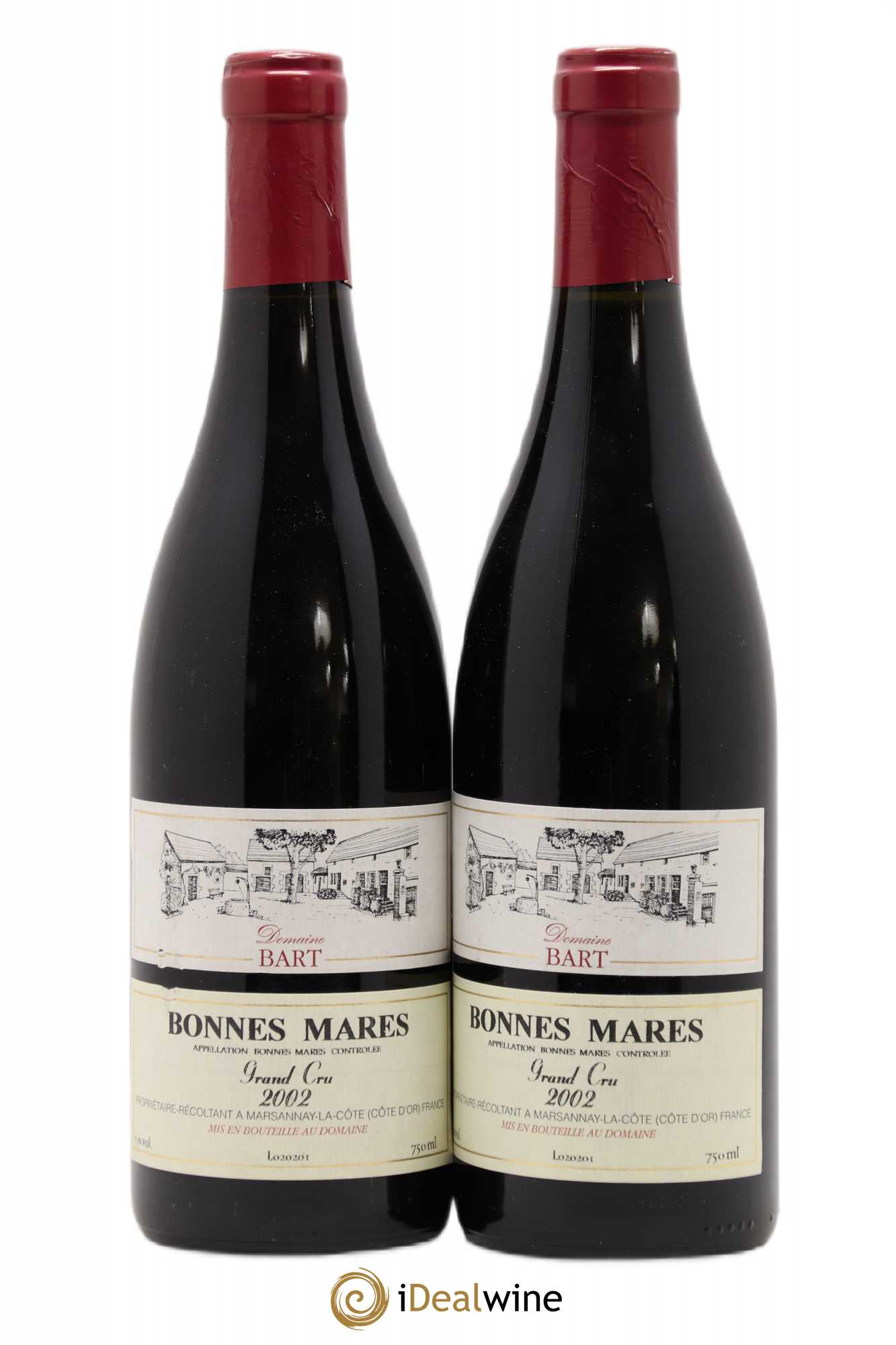 Bonnes-Mares Grand Cru Bart (Domaine) 2002 - Lot de 2 bouteilles - 0