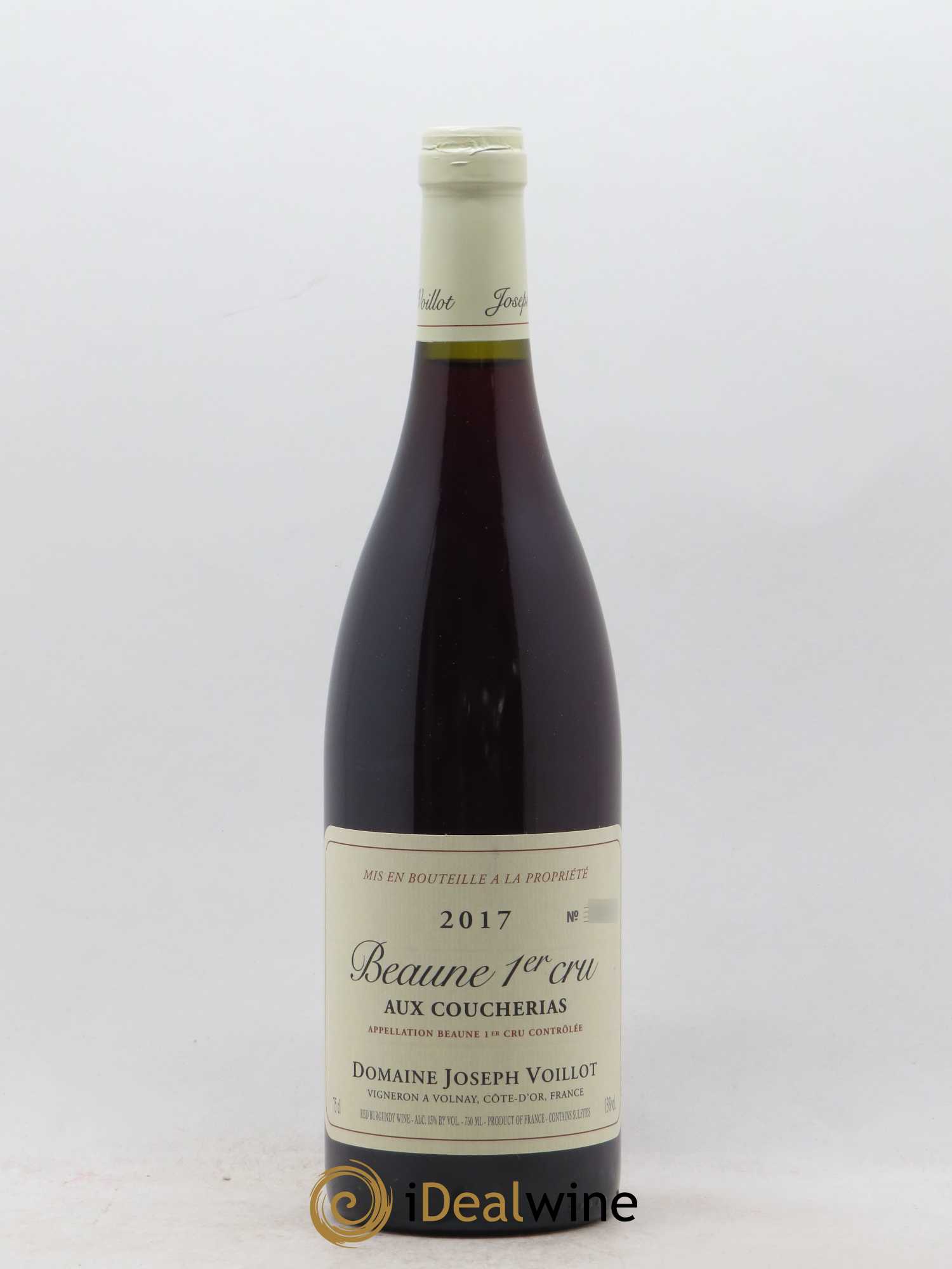 Beaune 1er Cru Coucherias Domaine Joseph Voillot (sans prix de réserve) 2017 - Posten von 1 Flasche - 0