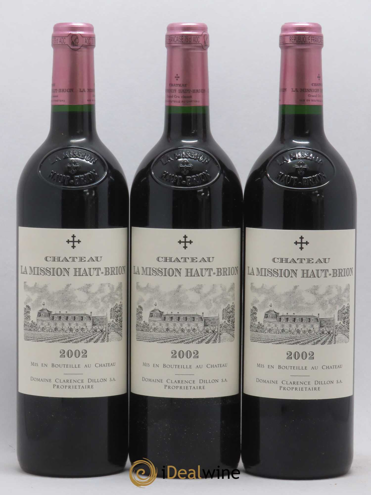 Château la Mission Haut-Brion Cru Classé de Graves 2002 - Lot de 12 bouteilles - 2