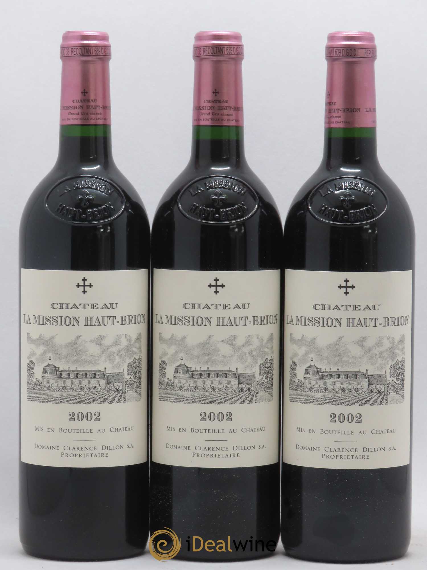 Château la Mission Haut-Brion Cru Classé de Graves 2002 - Lot de 12 bouteilles - 4