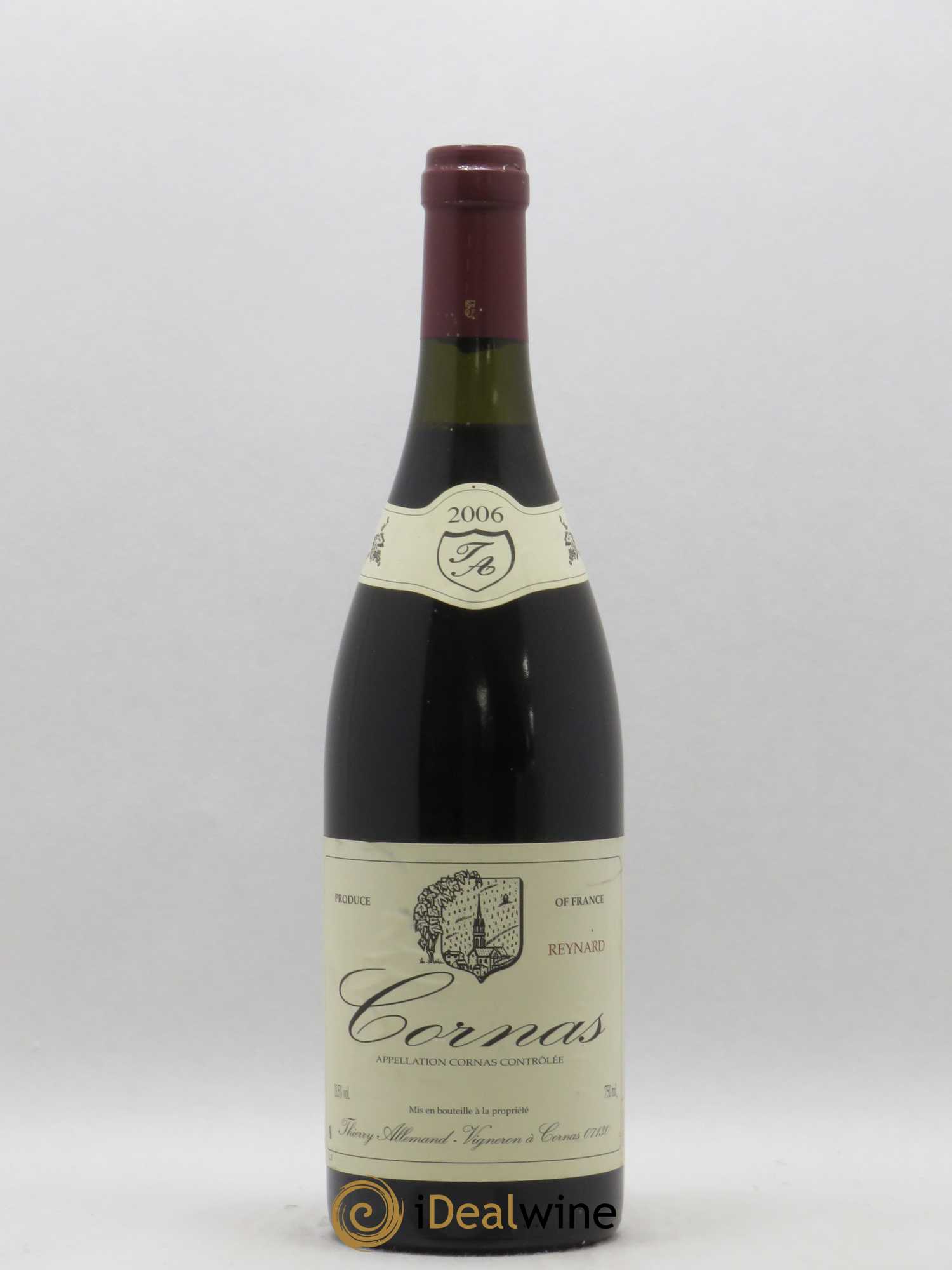 Cornas Reynard Thierry Allemand (sans prix de réserve) 2006 - Lot de 1 bouteille - 0
