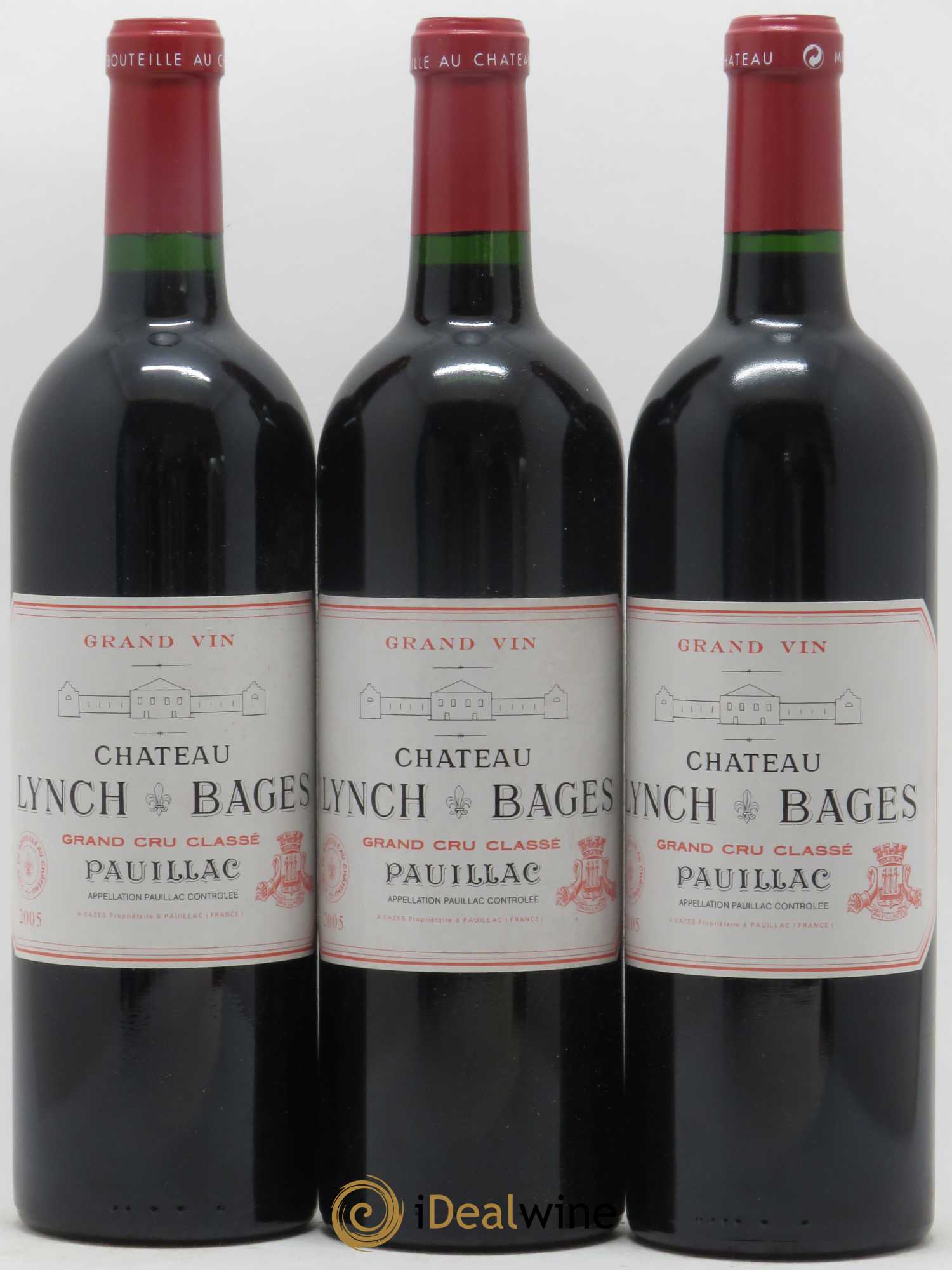 Château Lynch Bages 5ème Grand Cru Classé 2005 - Lot de 12 bouteilles - 1