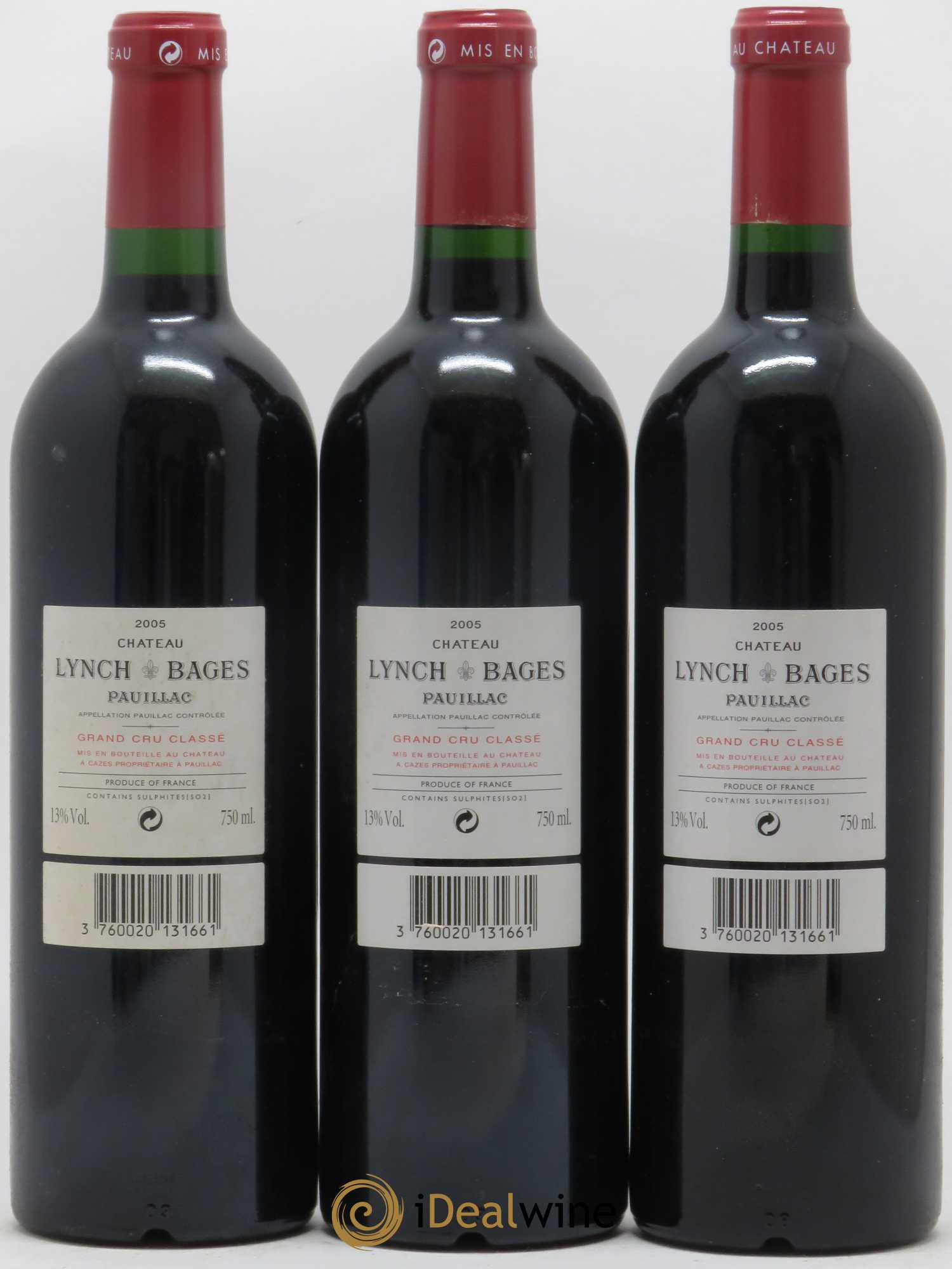 Château Lynch Bages 5ème Grand Cru Classé 2005 - Lot de 12 bouteilles - 2