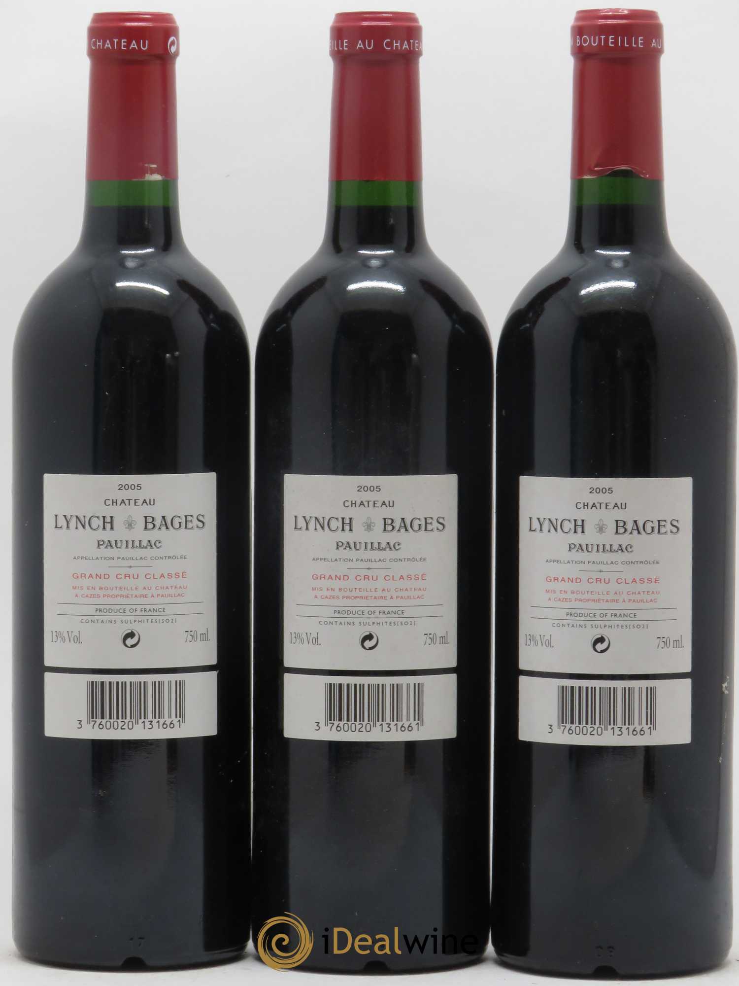 Château Lynch Bages 5ème Grand Cru Classé 2005 - Lot de 12 bouteilles - 4