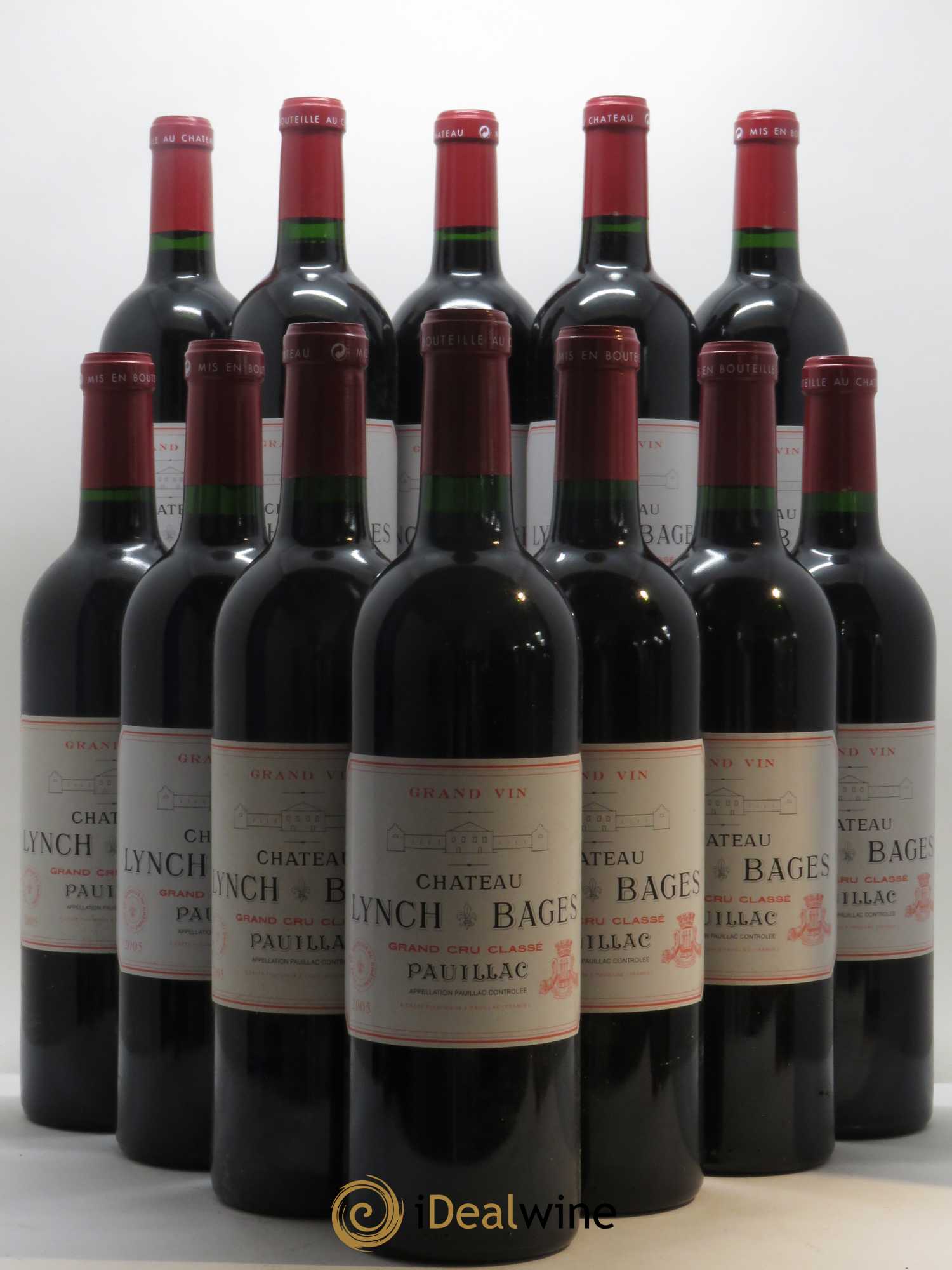 Château Lynch Bages 5ème Grand Cru Classé 2005 - Lot de 12 bouteilles - 0
