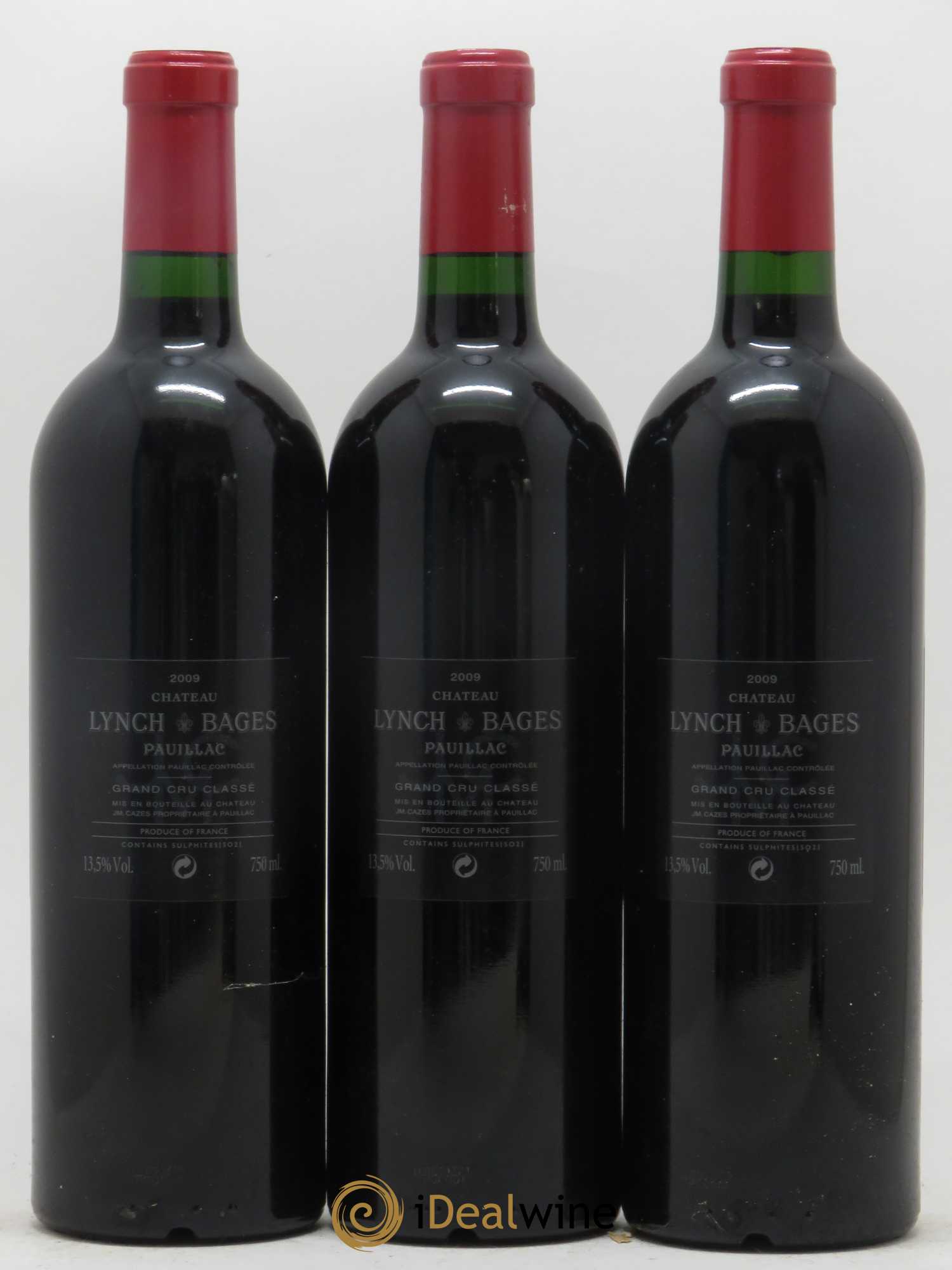 Château Lynch Bages 5ème Grand Cru Classé 2009 - Lot de 12 bouteilles - 8