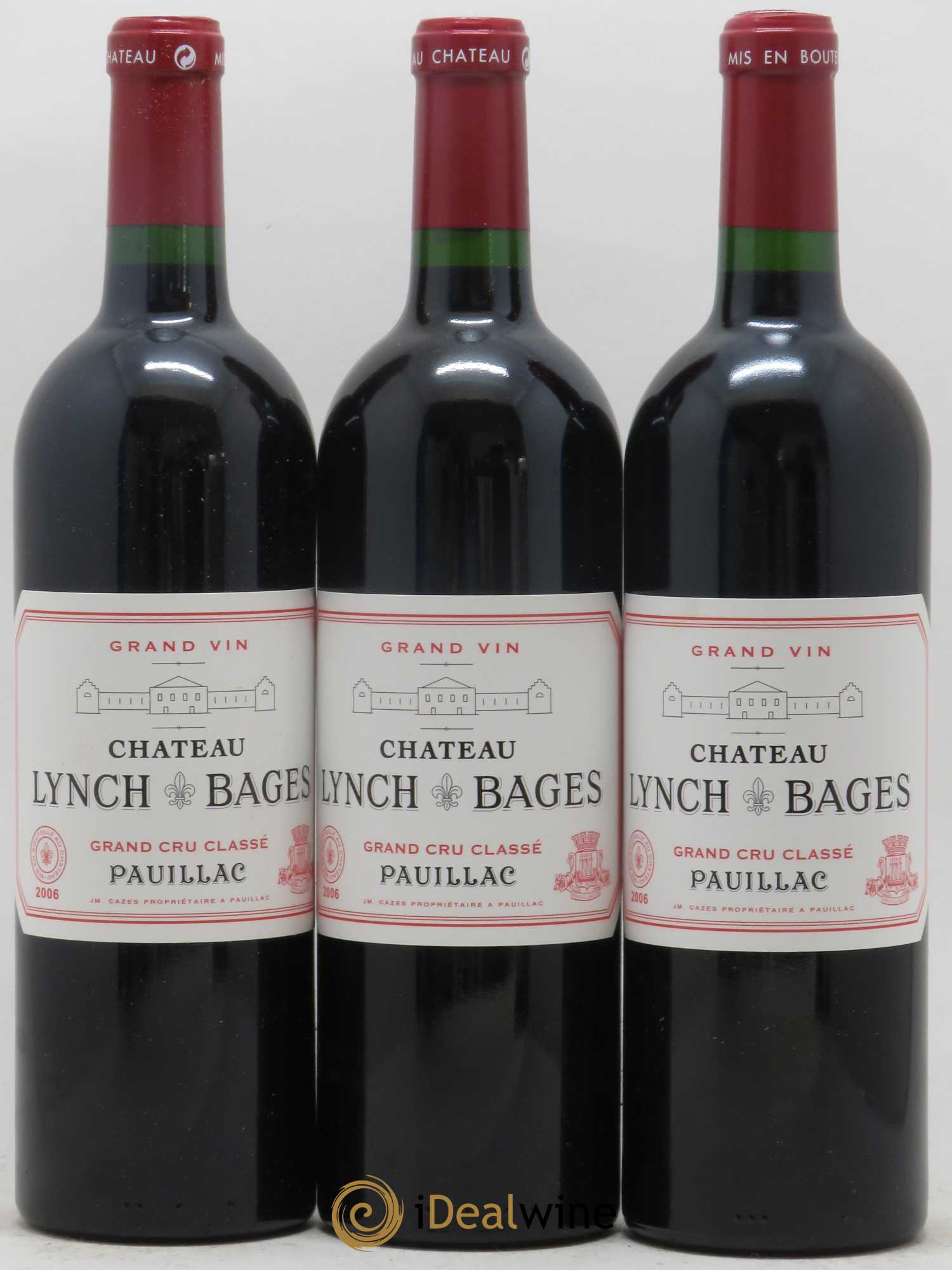 Château Lynch Bages 5ème Grand Cru Classé 2006 - Lot de 12 bouteilles - 1