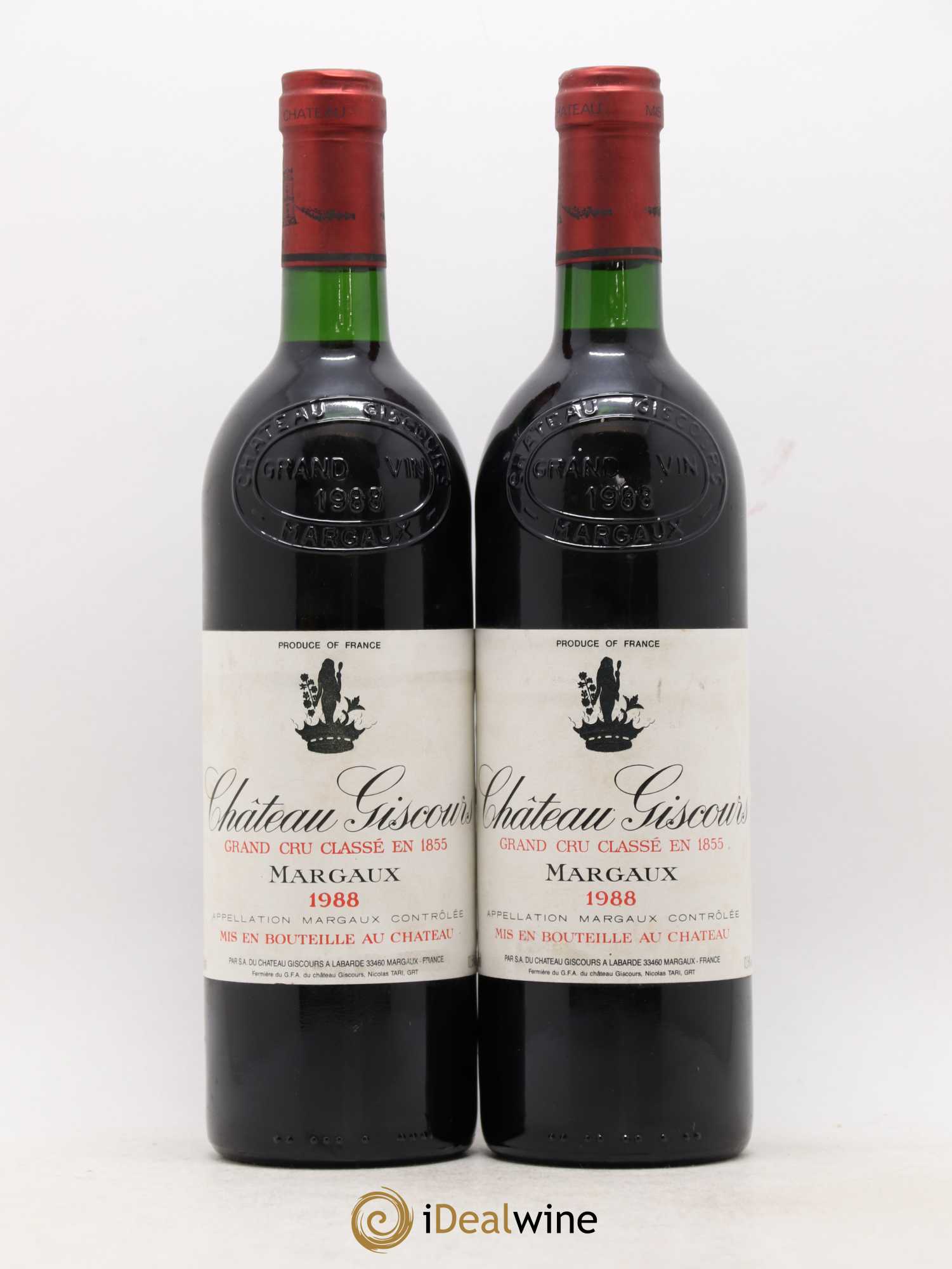 Château Giscours 3ème Grand Cru Classé (senza prezzo di riserva) 1988 - Lotto di 2 bottiglie - 0