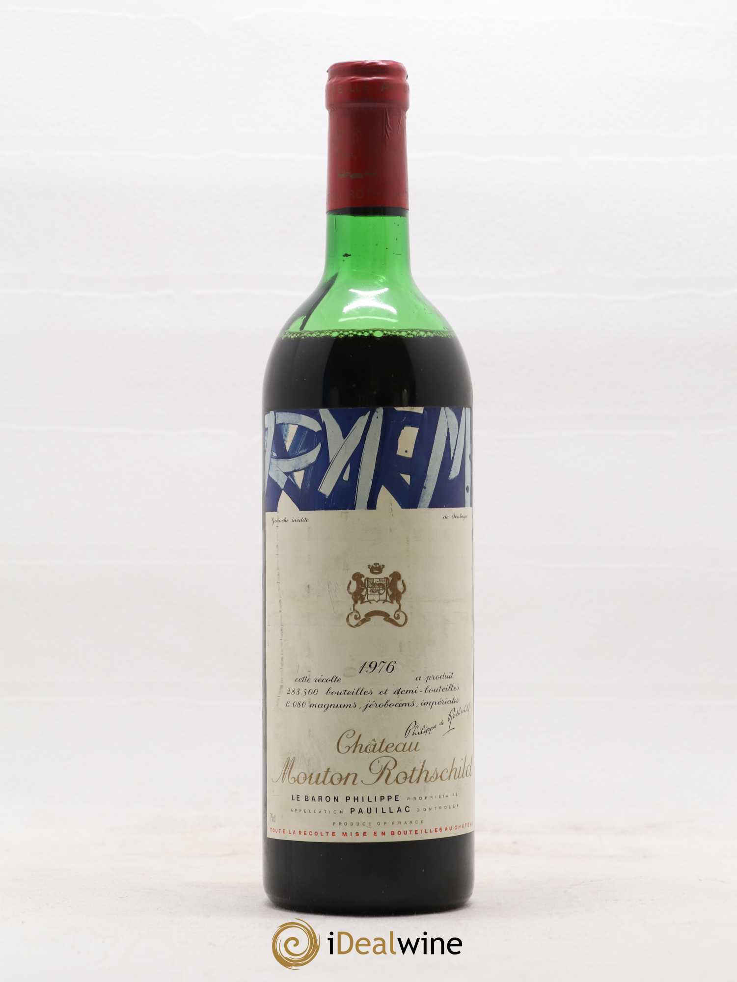 Château Mouton Rothschild 1er Grand Cru Classé (sans prix de réserve) 1976 - Lot de 1 bouteille - 0