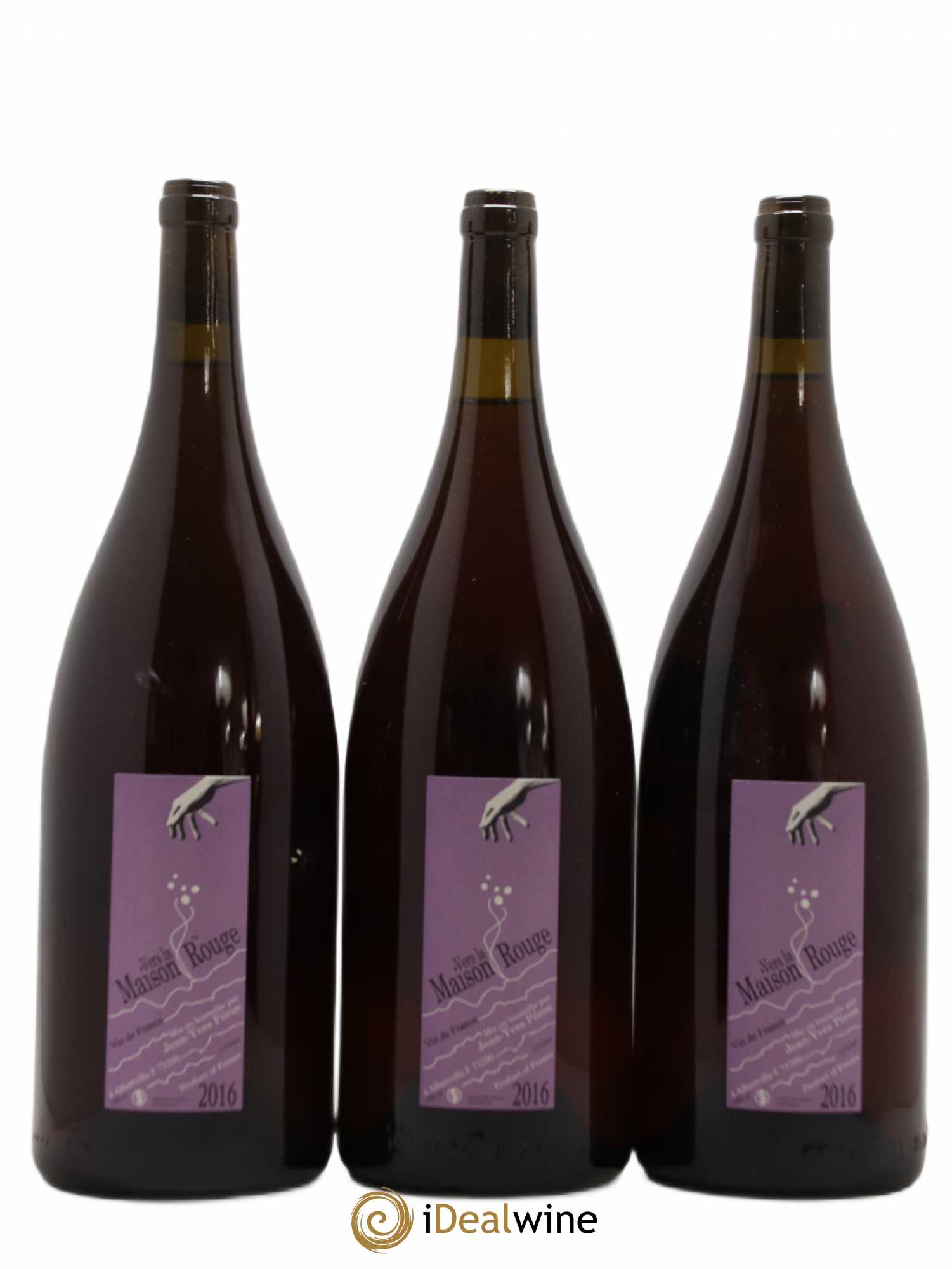 Vin de Savoie Vin De France Vers La Maison Rouge Jean Yves Peron (sans prix de réserve) 2016 - Posten von 3 Magnum - 0