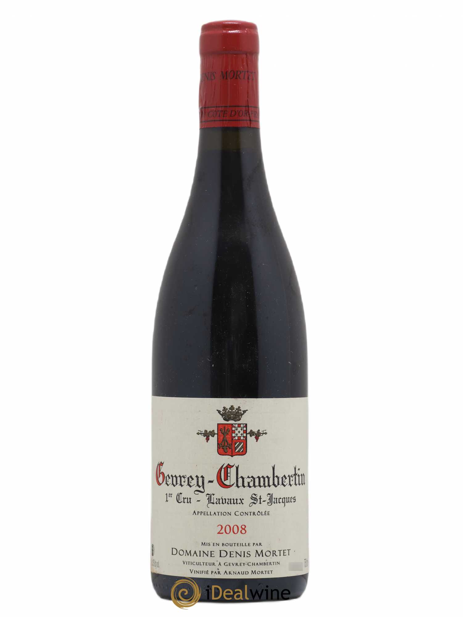 Gevrey-Chambertin 1er Cru Lavaux Saint Jacques Denis Mortet (Domaine) (sans prix de réserve) 2008 - Lot de 1 bouteille - 0
