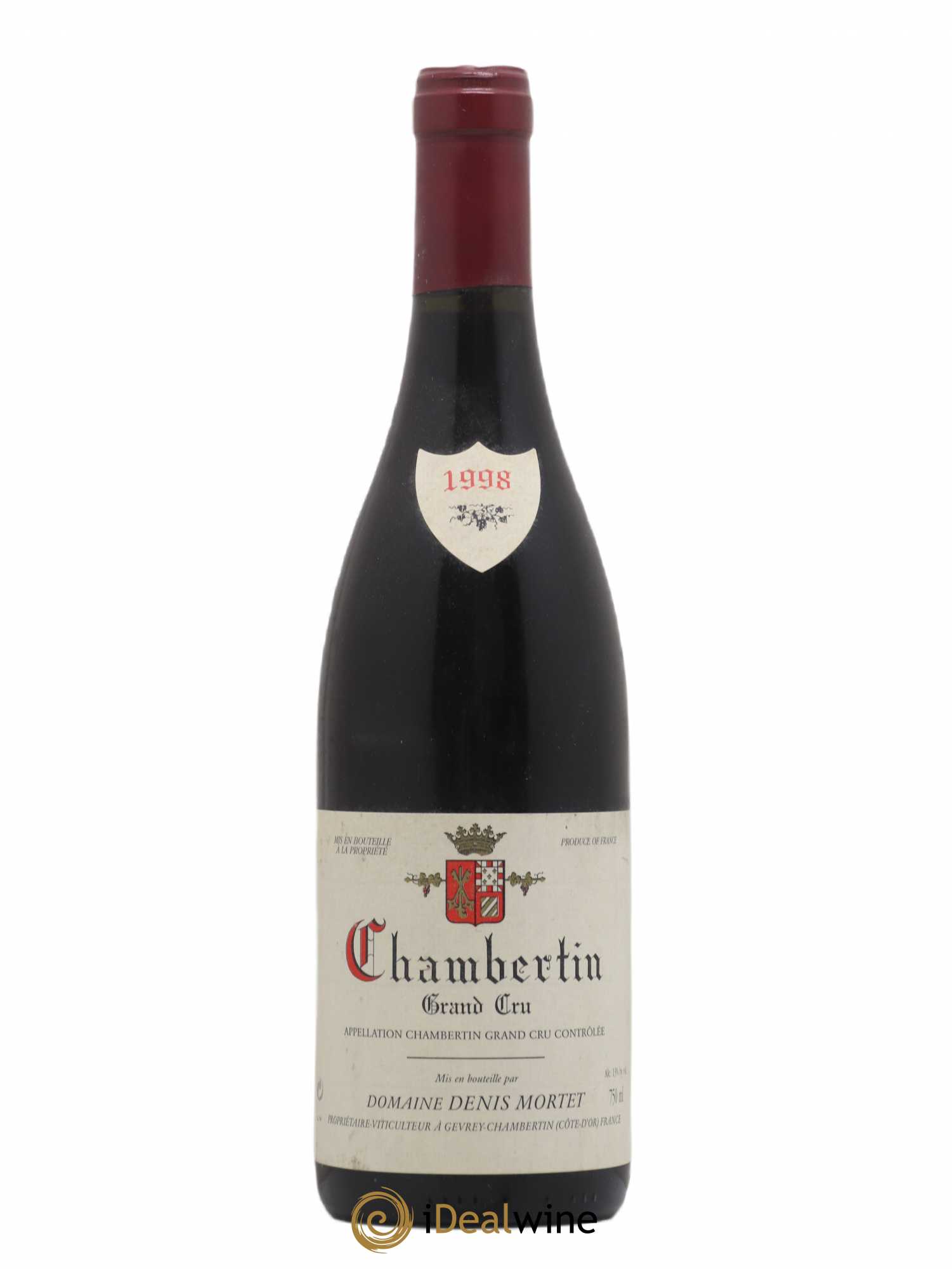 Chambertin Grand Cru Denis Mortet (Domaine) 1998 - Lot de 1 bouteille - 0